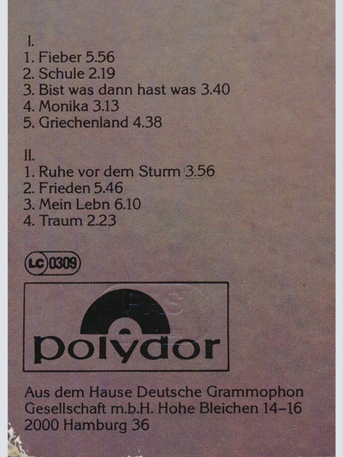 Vinyl / Georg Danzer - Ruhe Vor Dem Sturm