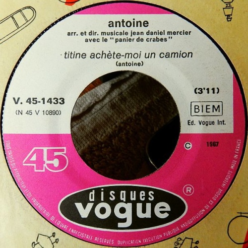 Vinyl / Antoine (2) - Titine Achète-moi Un Camion / Lucie A Un Petit Chat