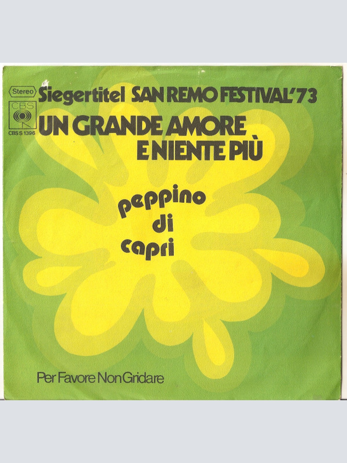 Vinyl / Peppino Di Capri - Un Grande Amore E Niente Più