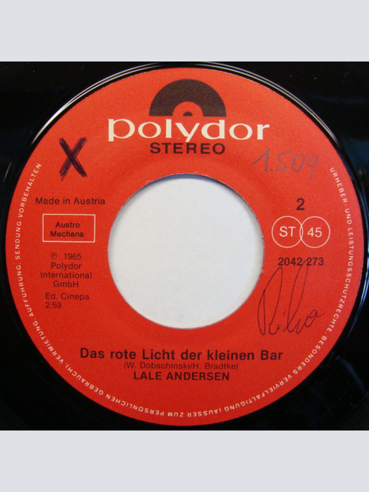 Vinyl / Lale Andersen - Lili Marleen