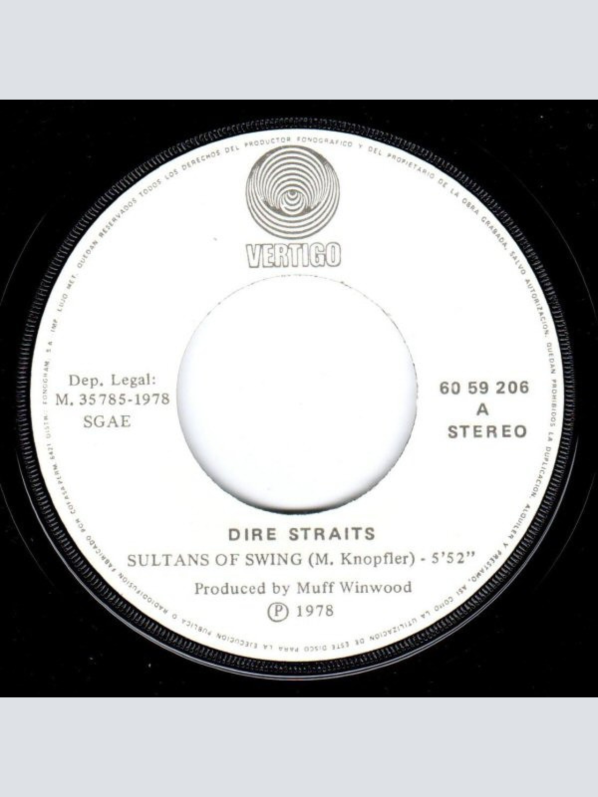 Vinyl / Dire Straits - Sultans Of Swing