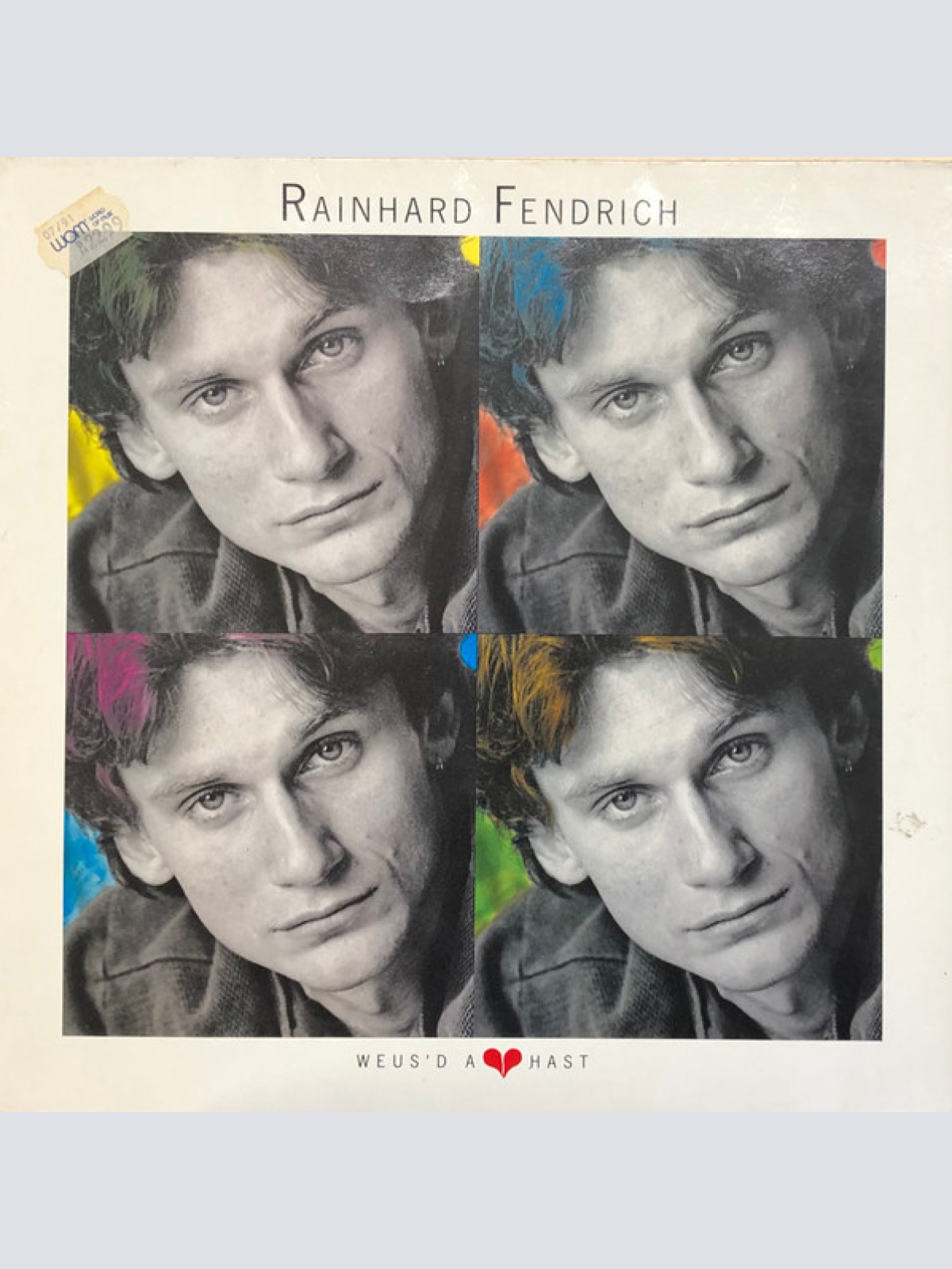 Vinyl / Rainhard Fendrich - Weus'd A Herz Hast