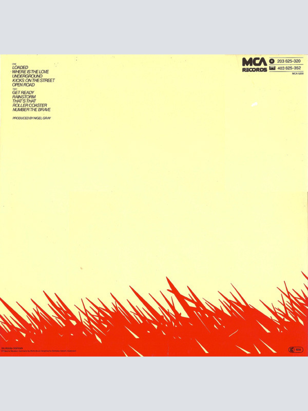 Vinyl / Wishbone Ash - Number The Brave