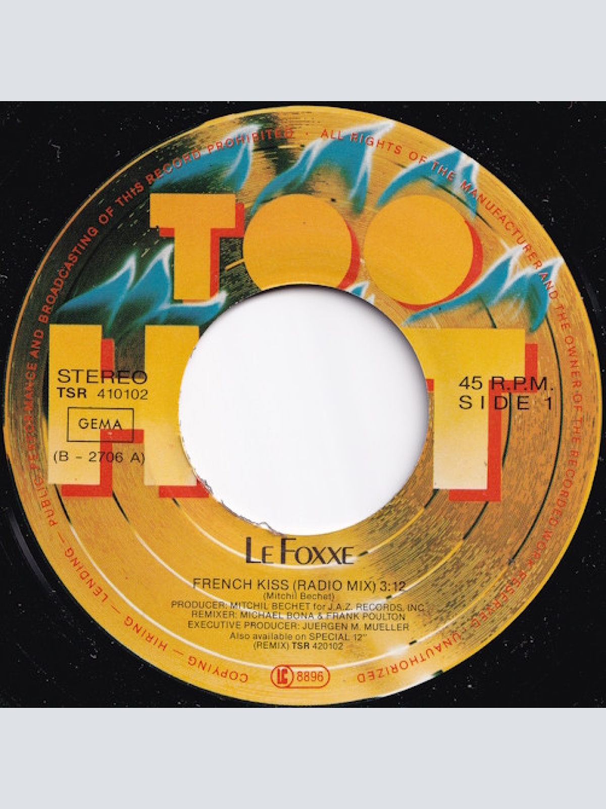 Vinyl / Le Foxxe - French Kiss