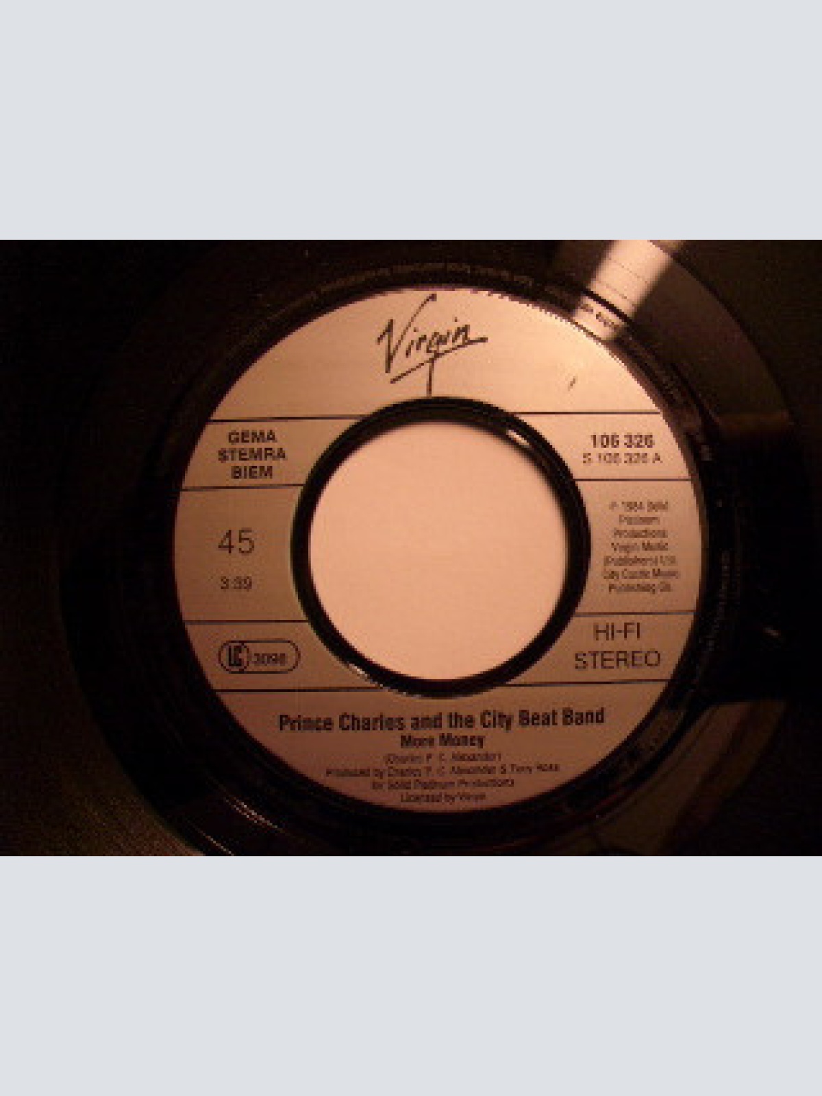 Vinyl / Prince Charles And The City Beat Band - More Money