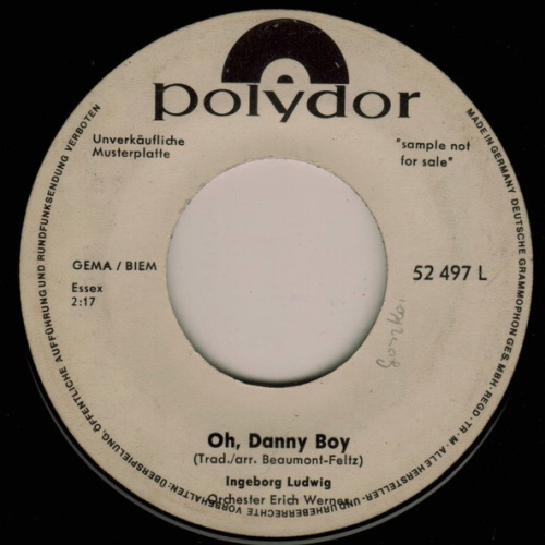 Vinyl / Ingeborg Ludwig - Oh, Danny Boy