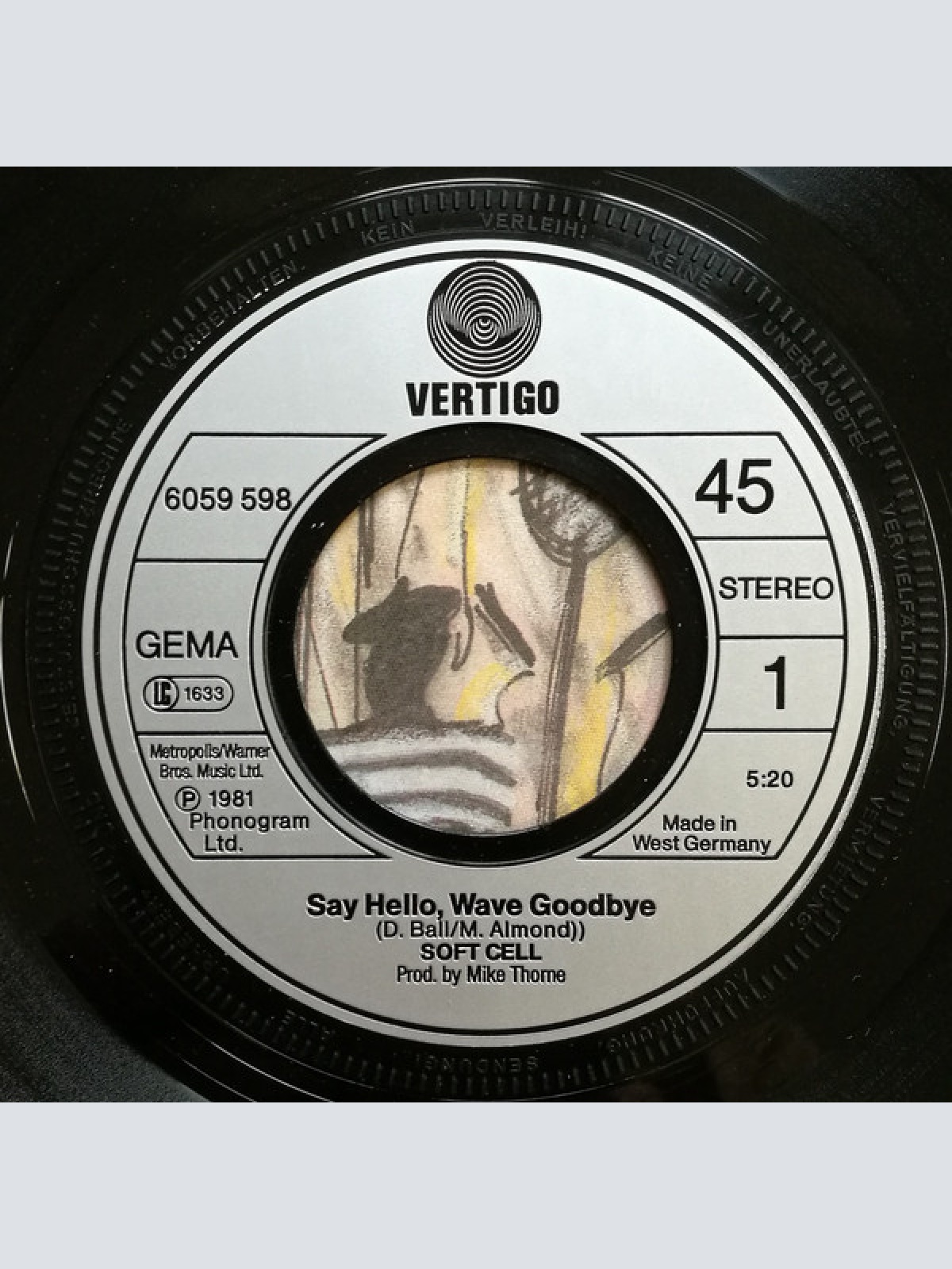 Vinyl / Soft Cell - Say Hello, Wave Goodbye