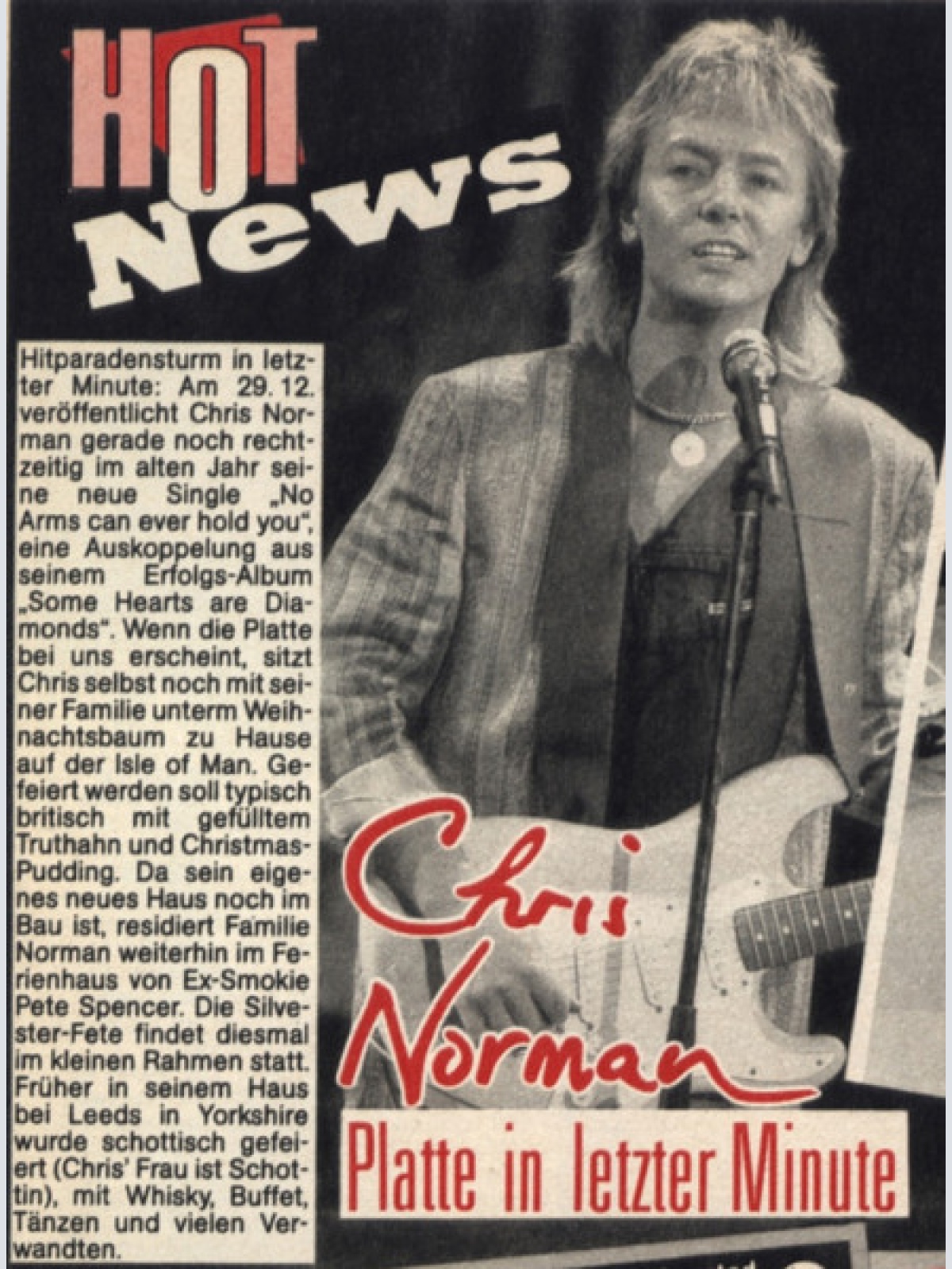 Vinyl / Chris Norman - No Arms Can Ever Hold You / Hunters Of The Night