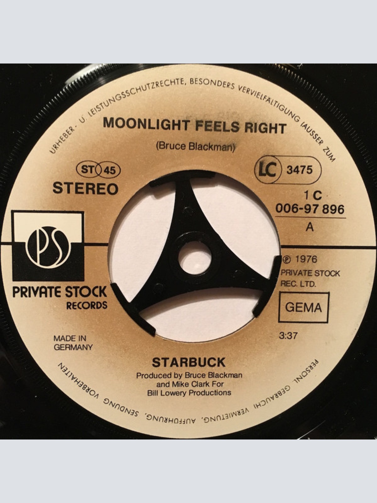 Vinyl / Starbuck (2) - Moonlight Feels Right