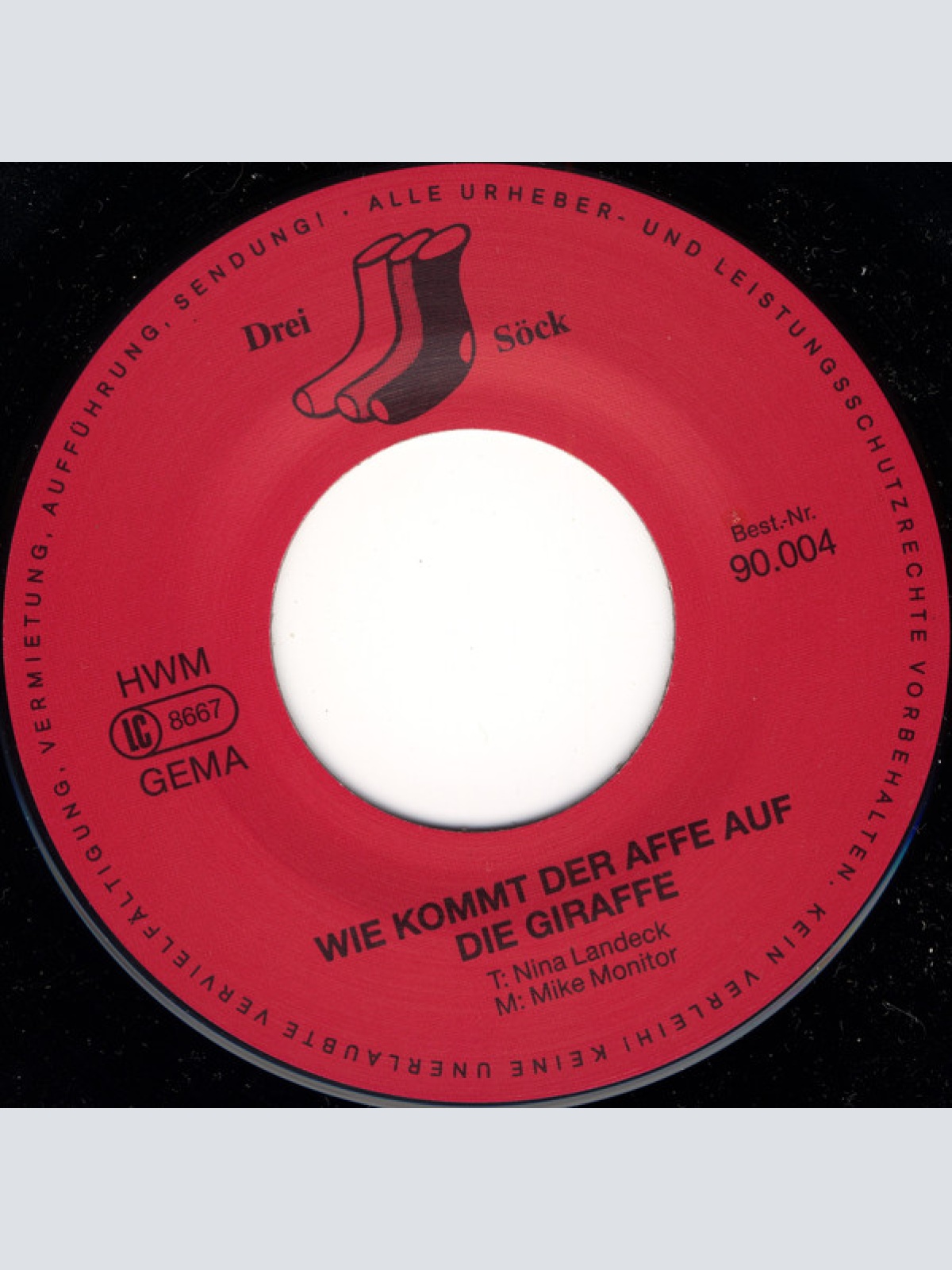 Vinyl / Drei Söck* - Köln Ming Stadt Am Ring.