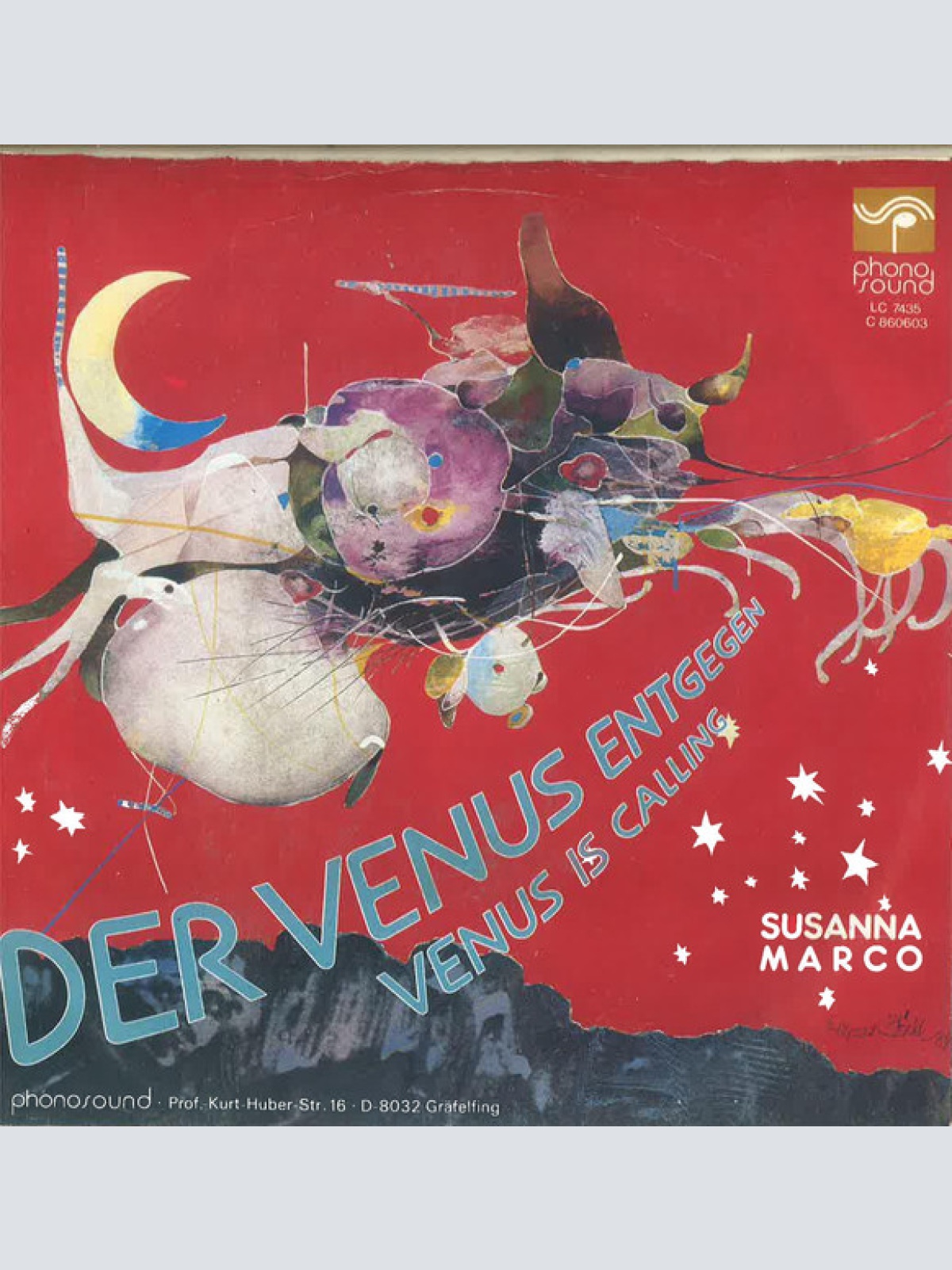 Vinyl / Susanna Marco - Der Venus Entgegen