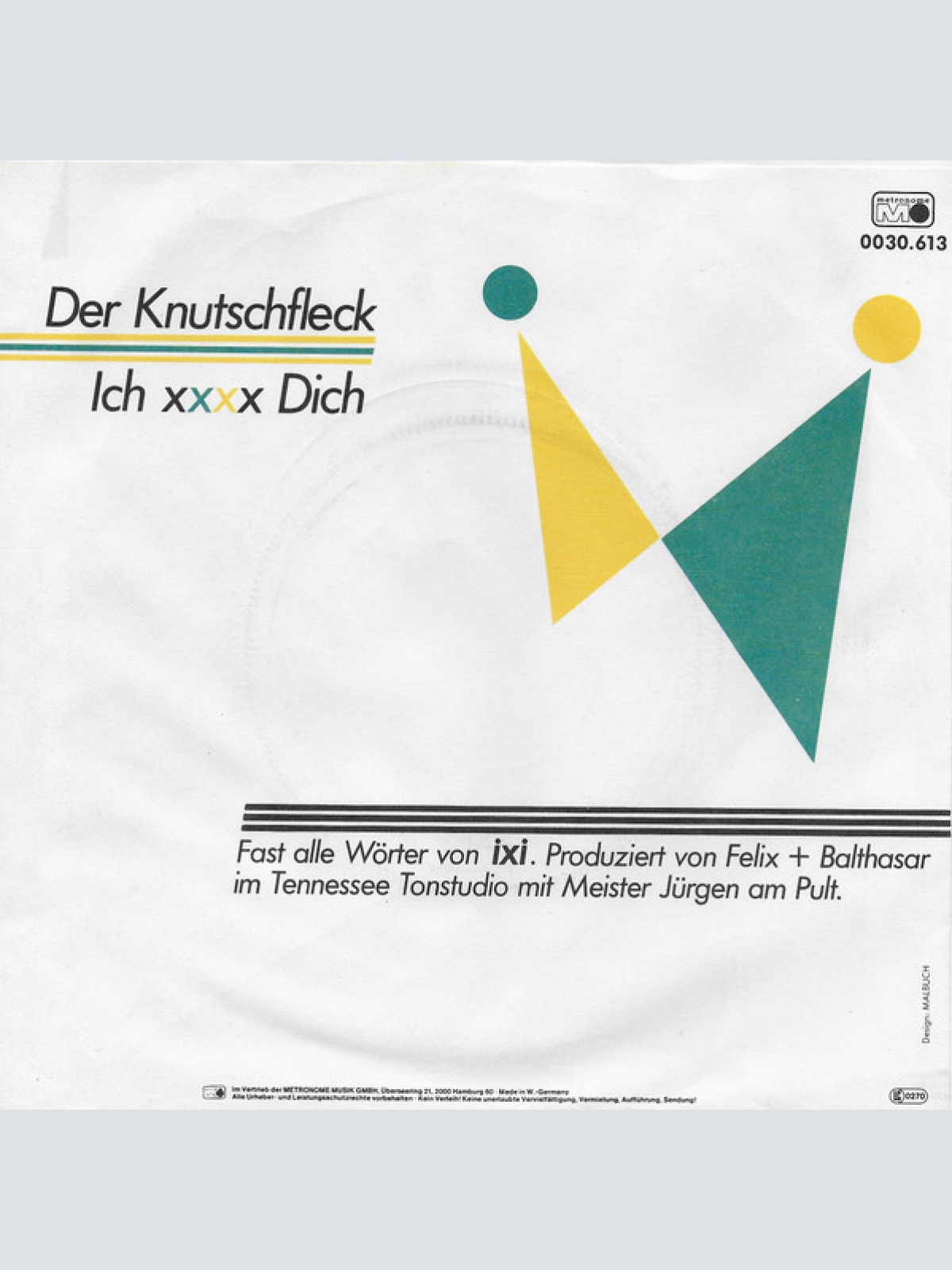 Vinyl / Ixi - Der Knutschfleck