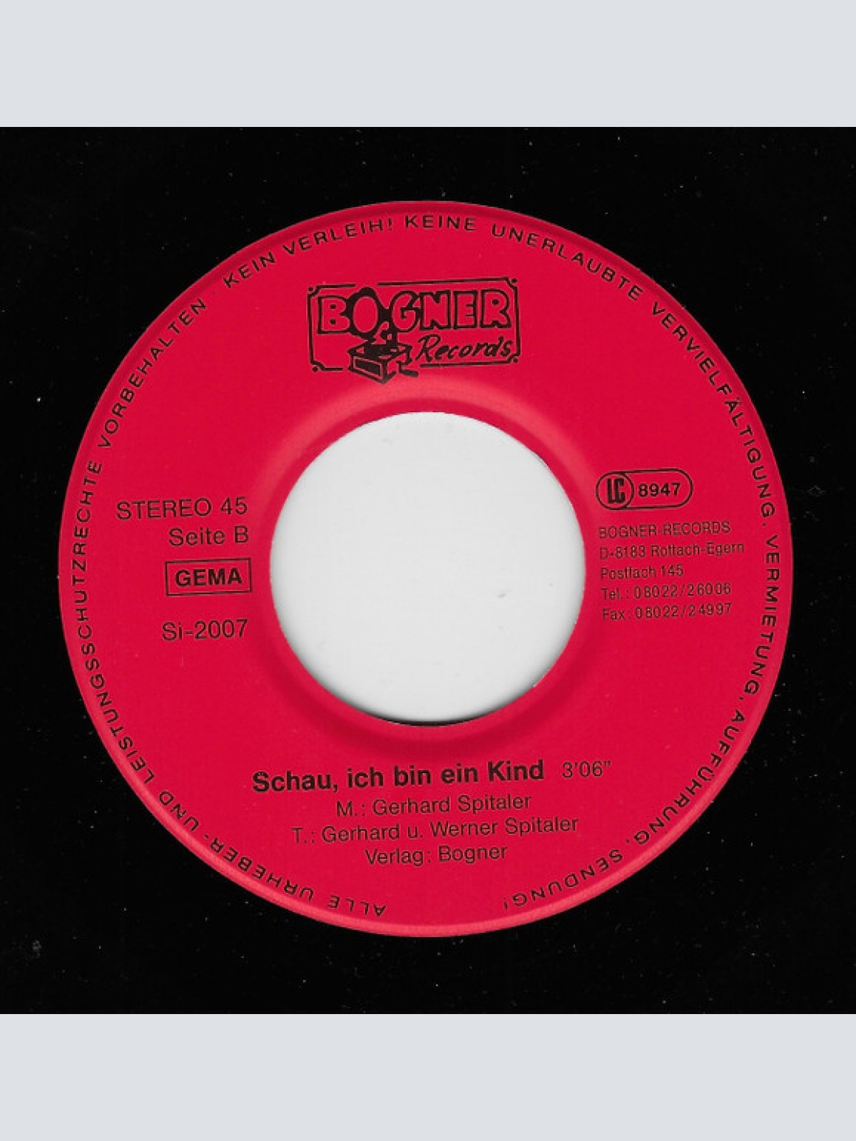 Vinyl / Zellberg Buam - Wenn I Mei Alte Geign Nimm