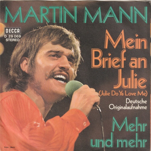 Vinyl / Martin Mann - Mein Brief An Julie / Mehr Und Mehr