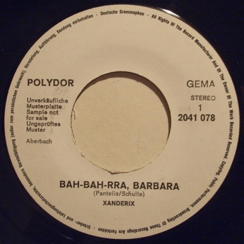 Vinyl / Xanderix - Bah-bah-rra, Barbara