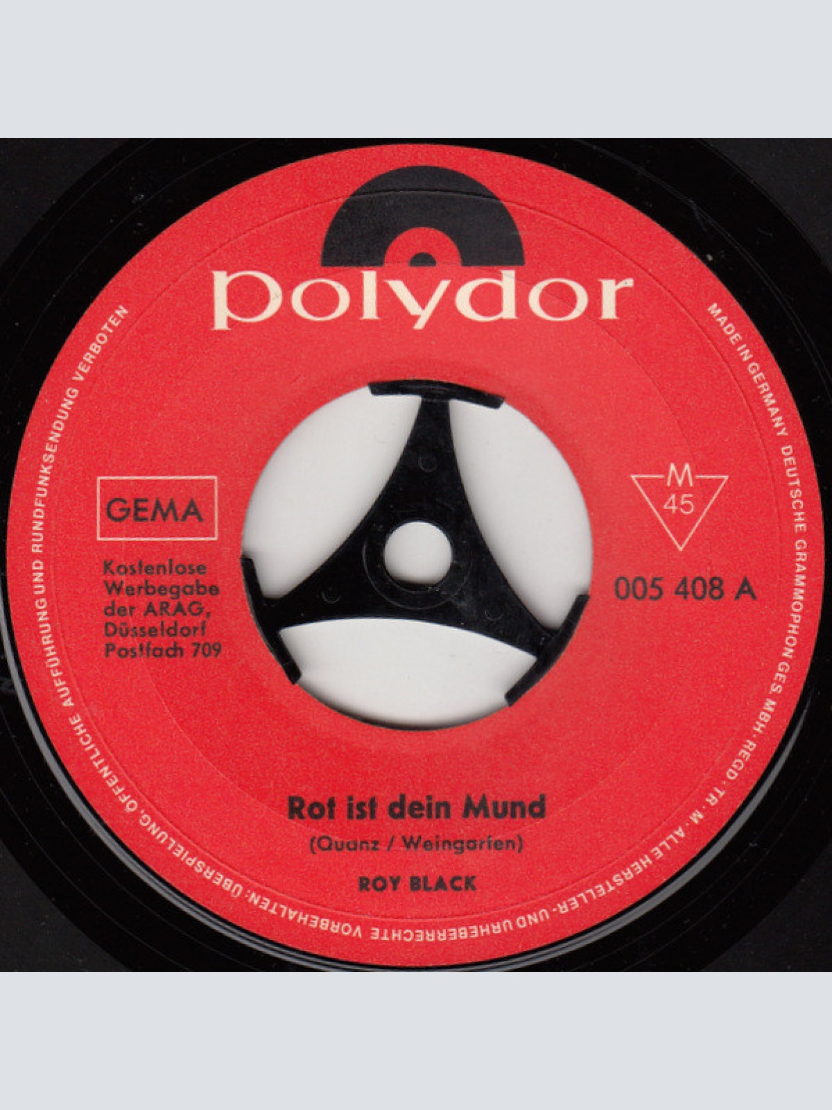 Vinyl / Roy Black - Rot Ist Dein Mund / Hallo Dolly