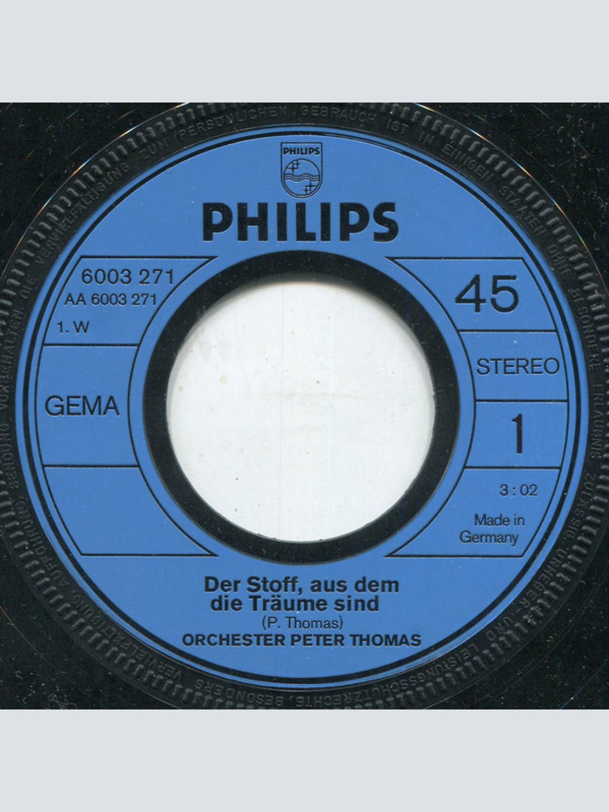 Vinyl / Orchester Peter Thomas - Der Stoff Aus Dem Die Träume Sind