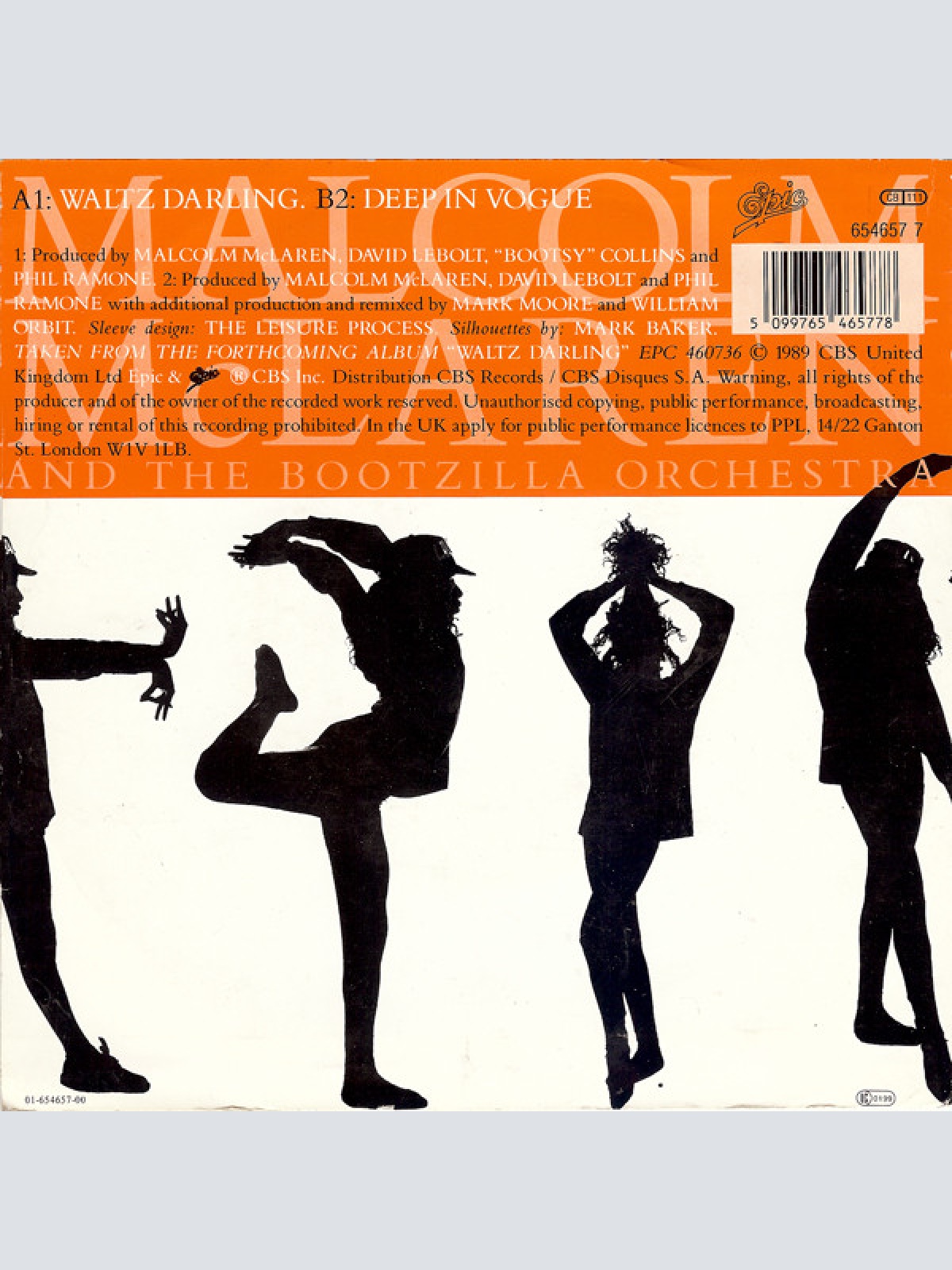 Vinyl / Malcolm McLaren And The Bootzilla Orchestra - Waltz Darling