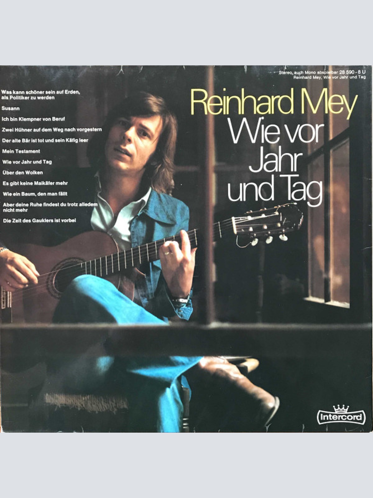 Vinyl / Reinhard Mey - Wie Vor Jahr Und Tag