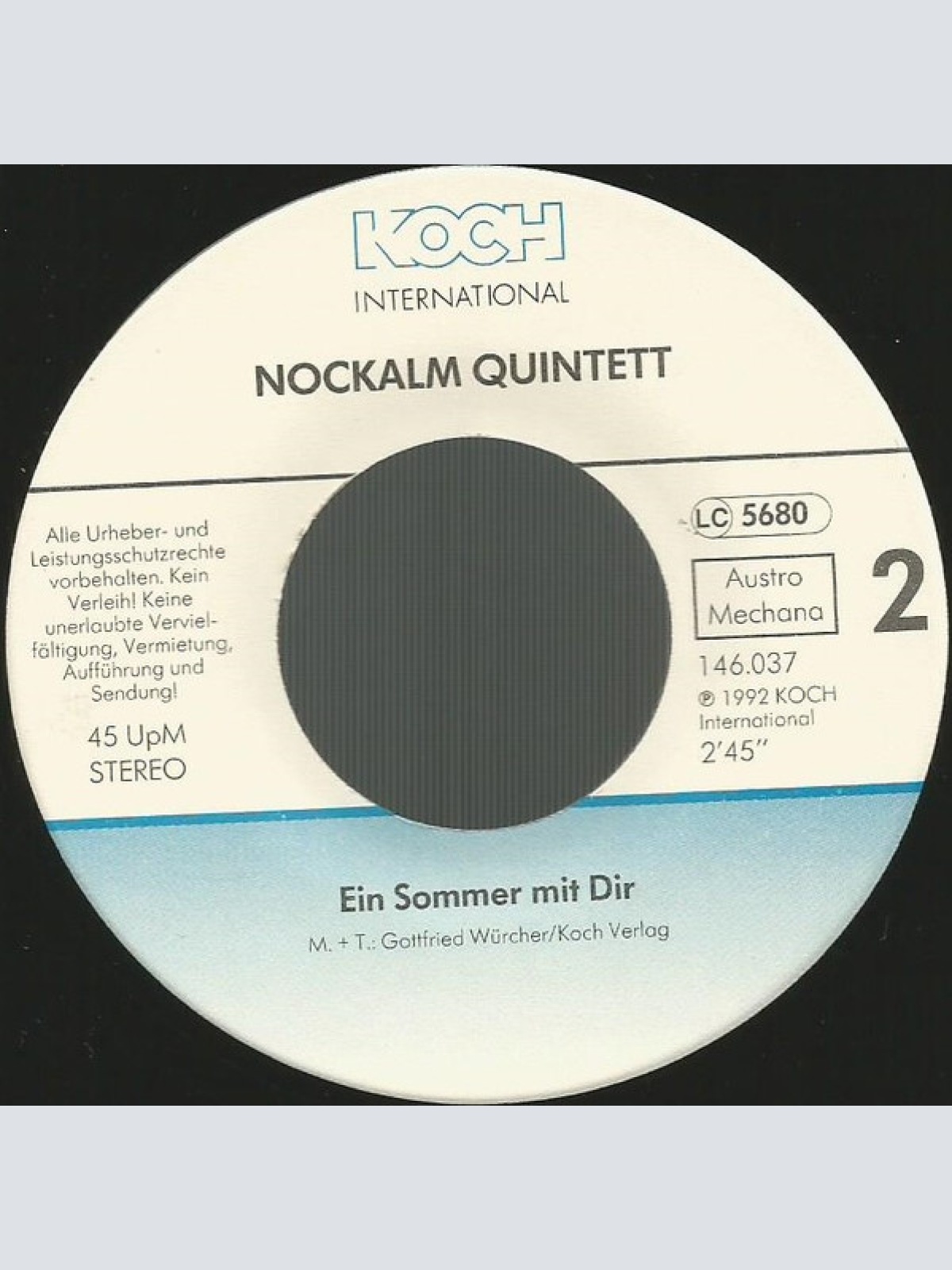 Vinyl / Nockalm Quintett - Du