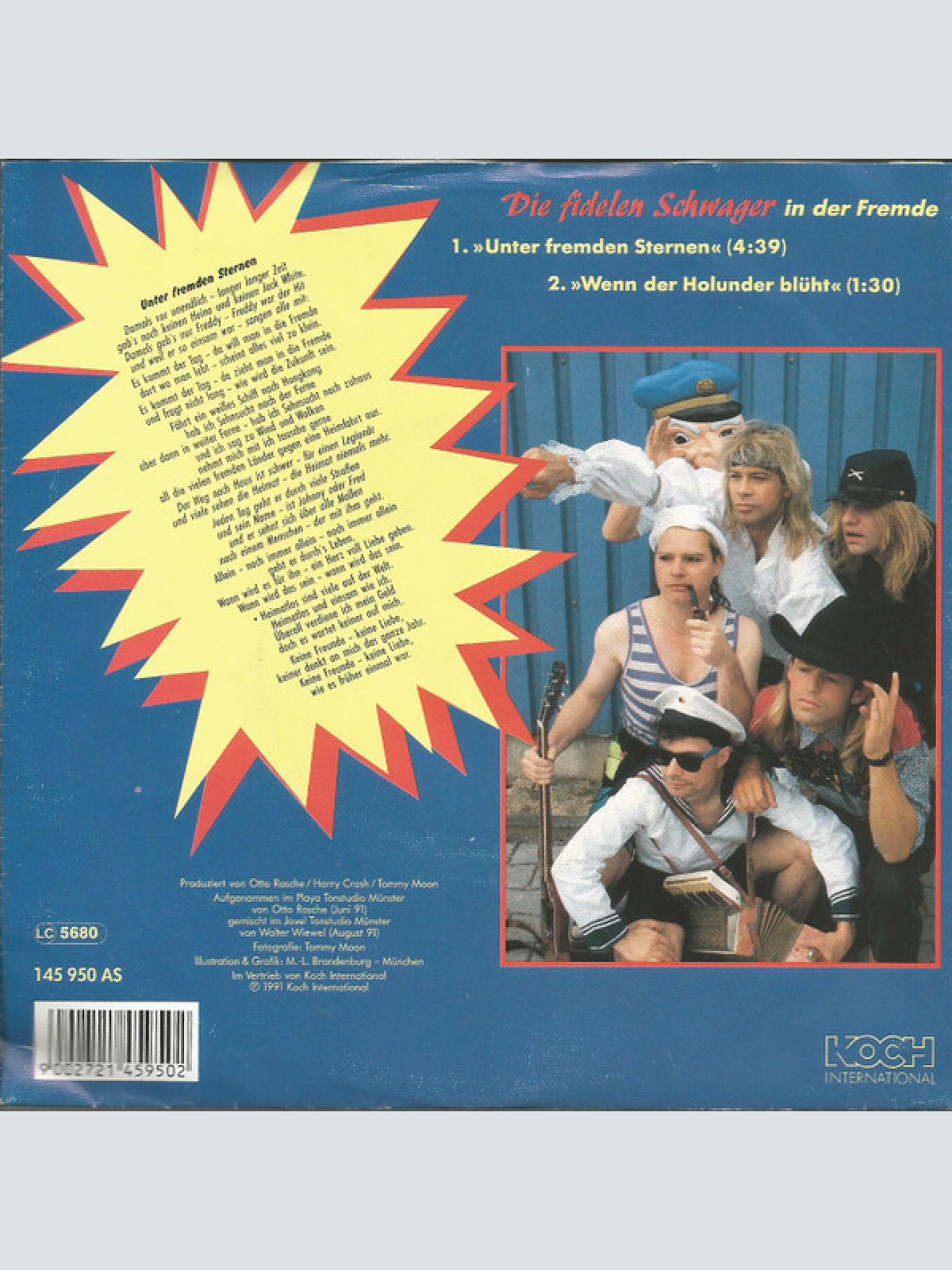 Vinyl / Die Fidelen Schwager - Unter Fremden Sternen