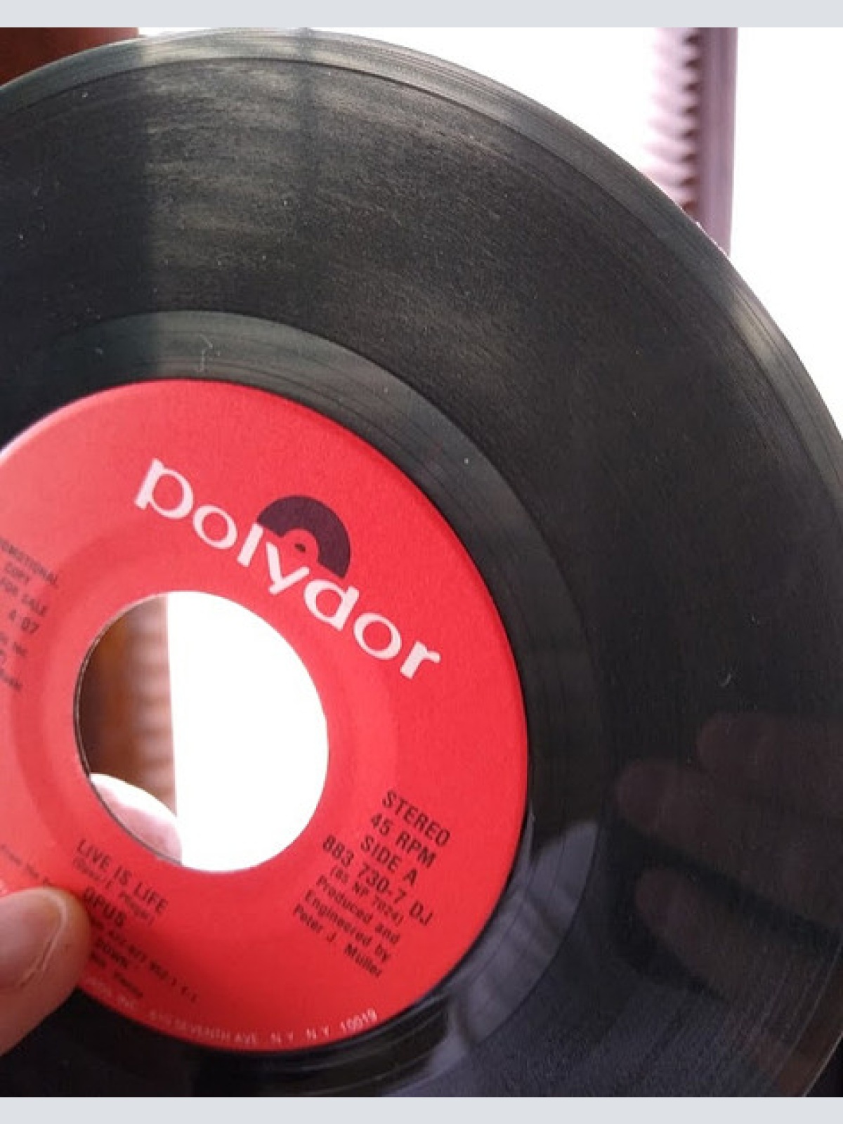 Vinyl / Opus - Live Is Life