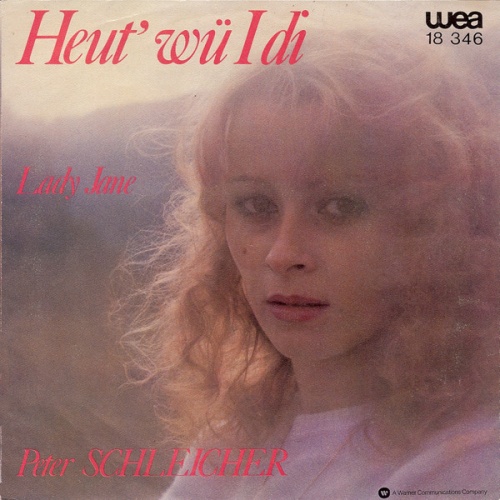 Vinyl / Peter Schleicher - Heut' Wü I Di