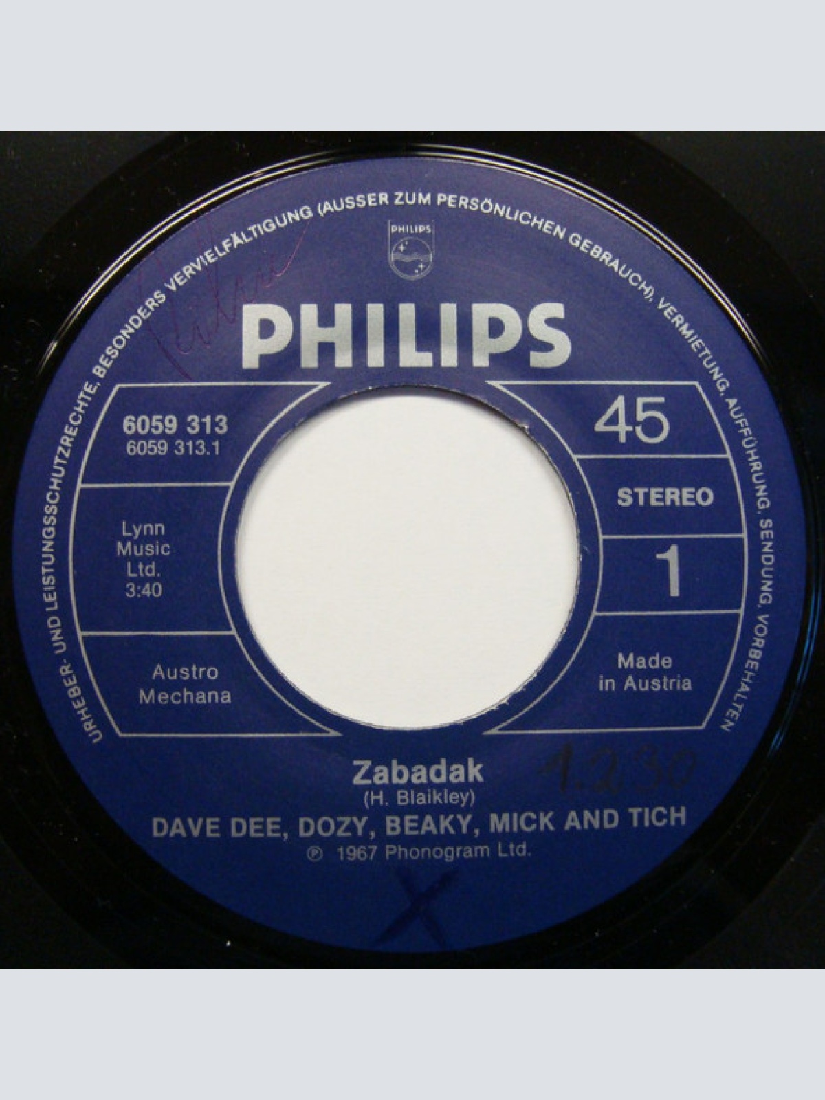 Vinyl / Dave Dee, Dozy, Beaky, Mick & Tich - Zabadak / Hold Tight!