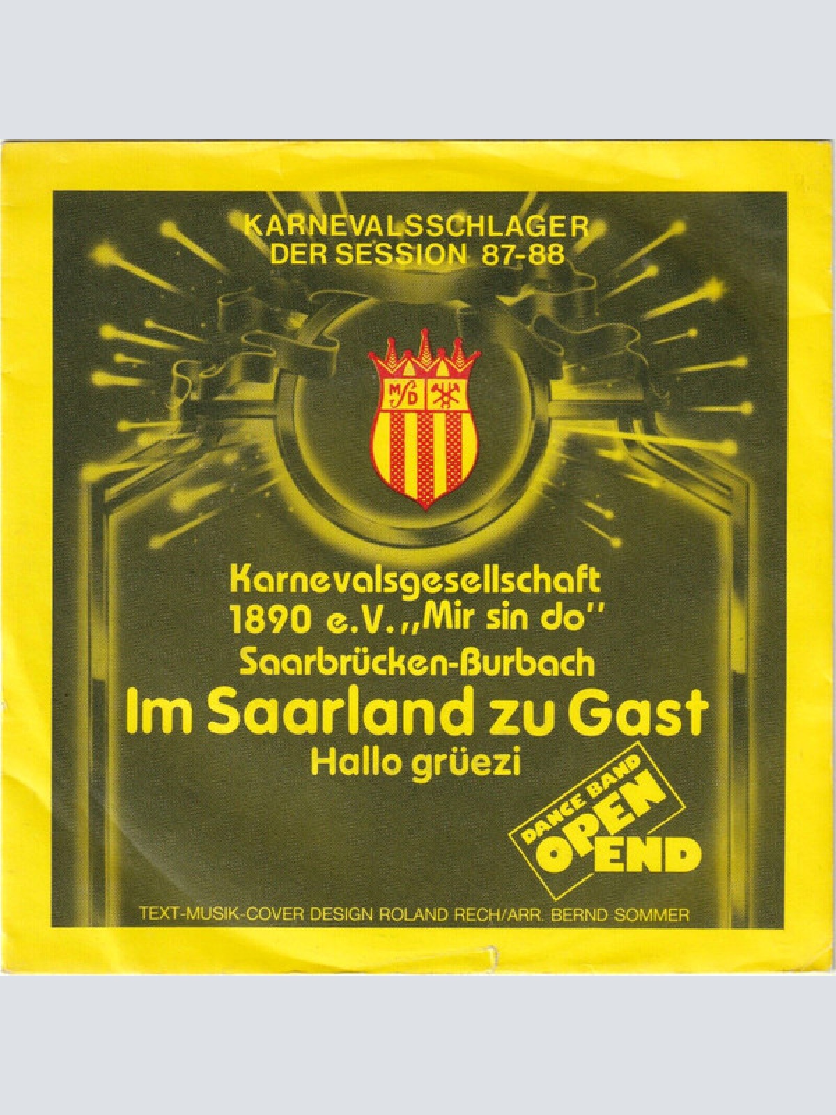 Vinyl / Danceband Open End - Im Saarland Zu Gast / Hallo Grüezi