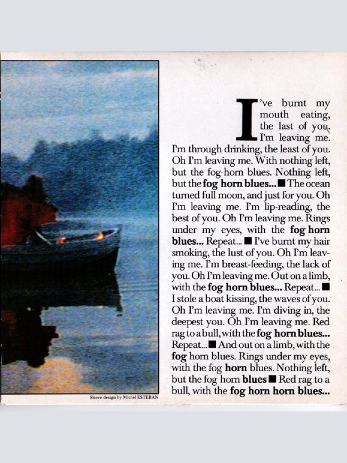 Vinyl / Lizzy Mercier Descloux - Fog Horn Blues