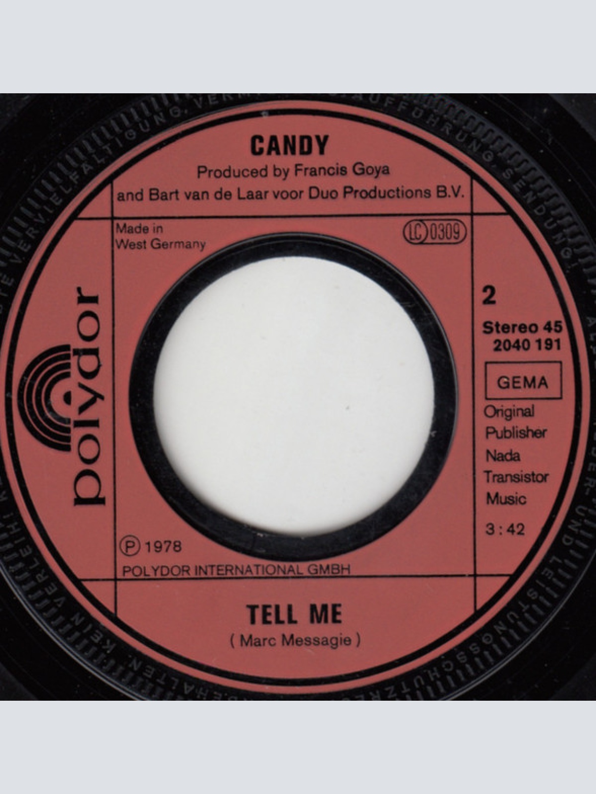 Vinyl / Candy (55) - Right Or Wrong