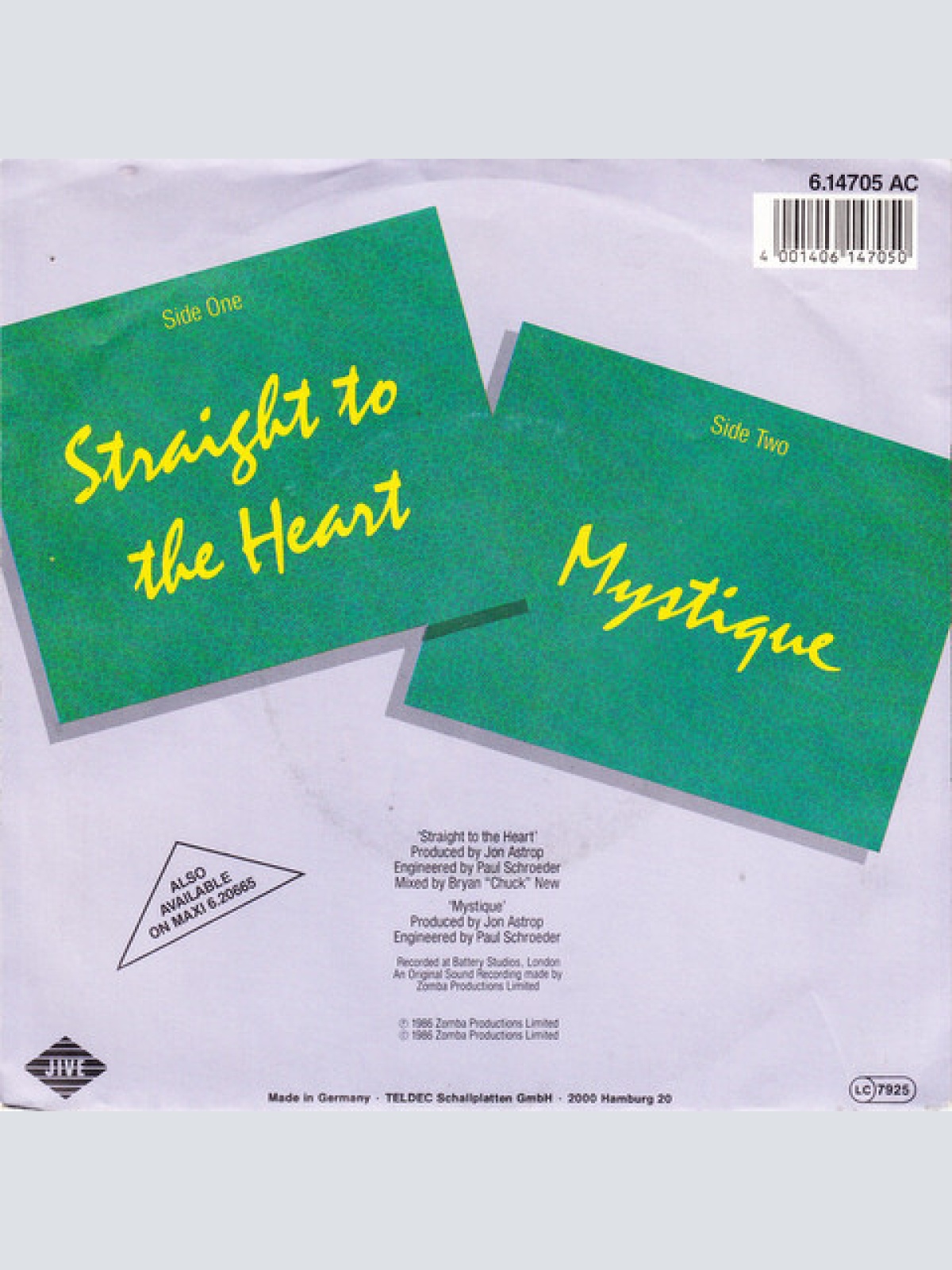 Vinyl / The Real Thing - Straight To The Heart