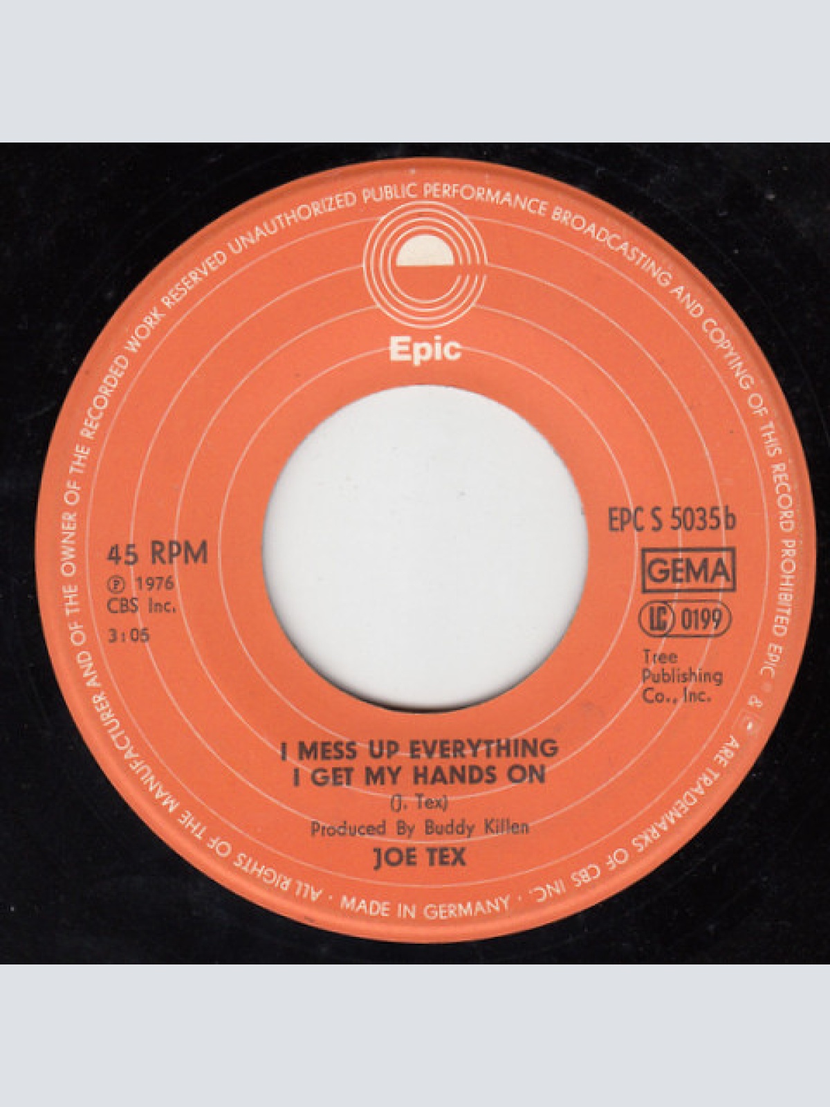 Vinyl / Joe Tex - Ain't Gonna Bump No More (With No Big Fat Woman)