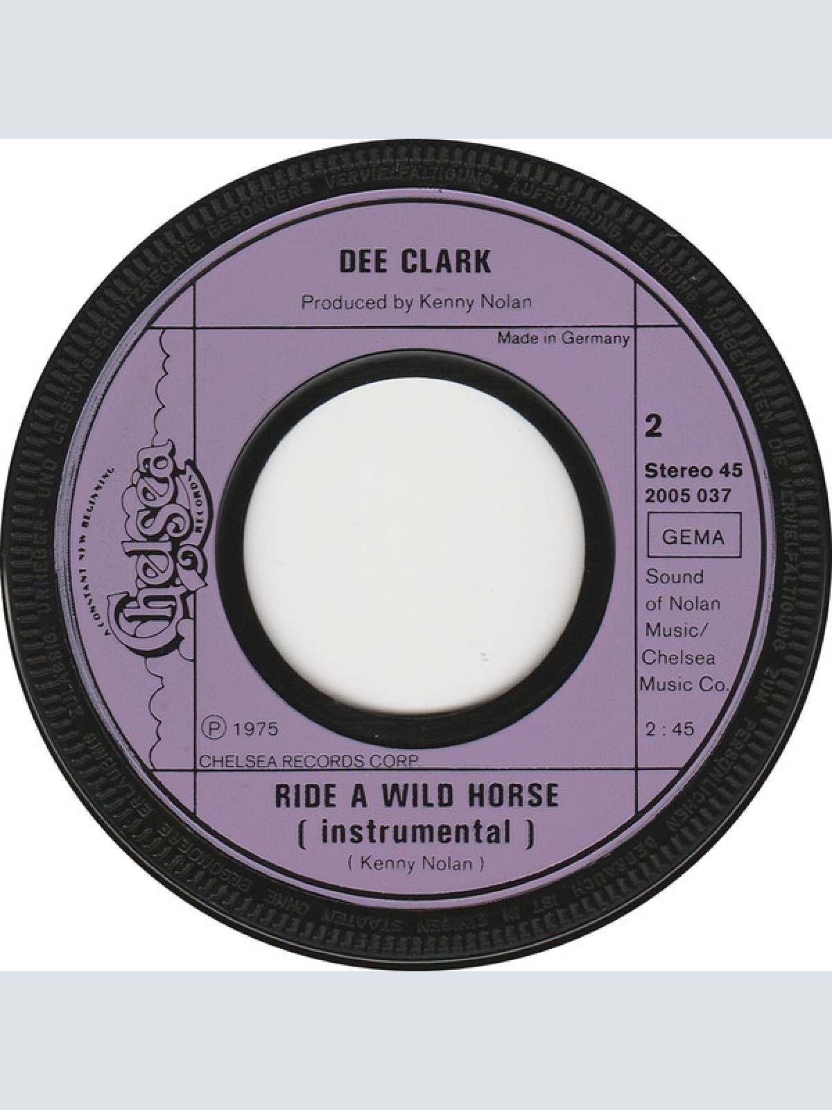 Vinyl / Dee Clark - Ride A Wild Horse