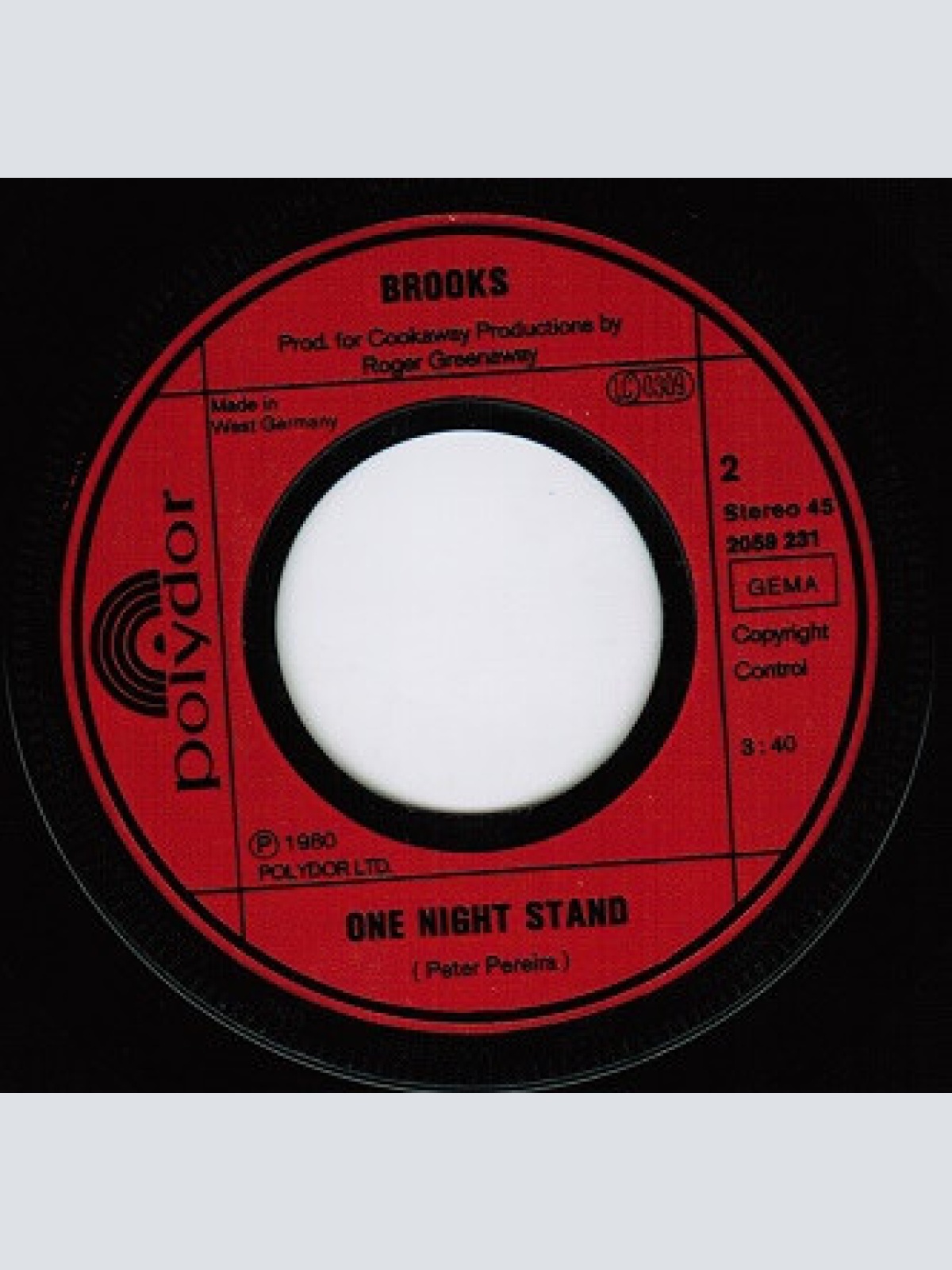 Vinyl / Brooks (12) - Don't You Know A Lady (When You See One)