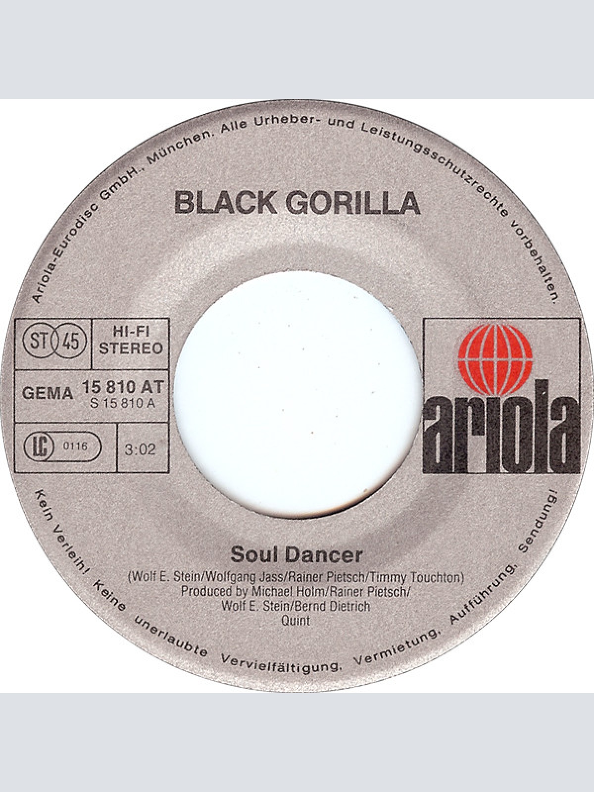 Vinyl / Black Gorilla - Soul Dancer
