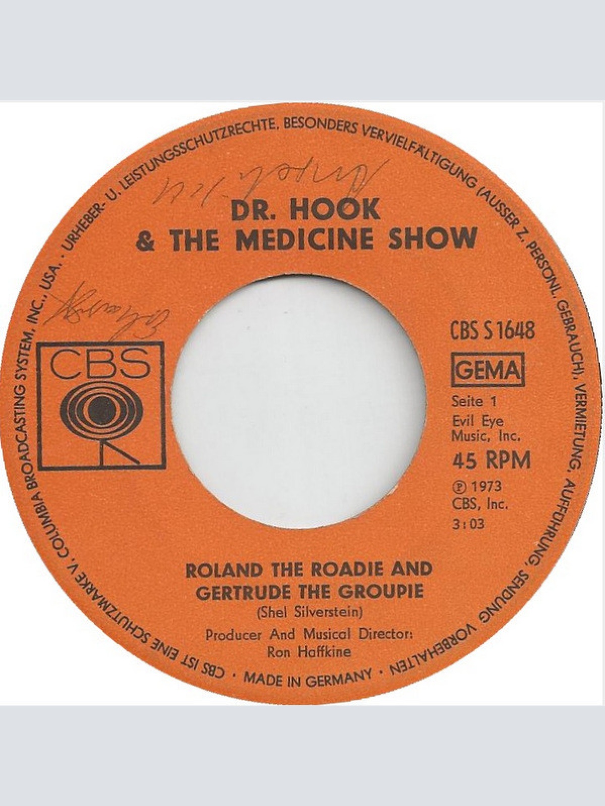 Vinyl / Dr. Hook & The Medicine Show - Roland The Roadie And Gertrude The Groupie