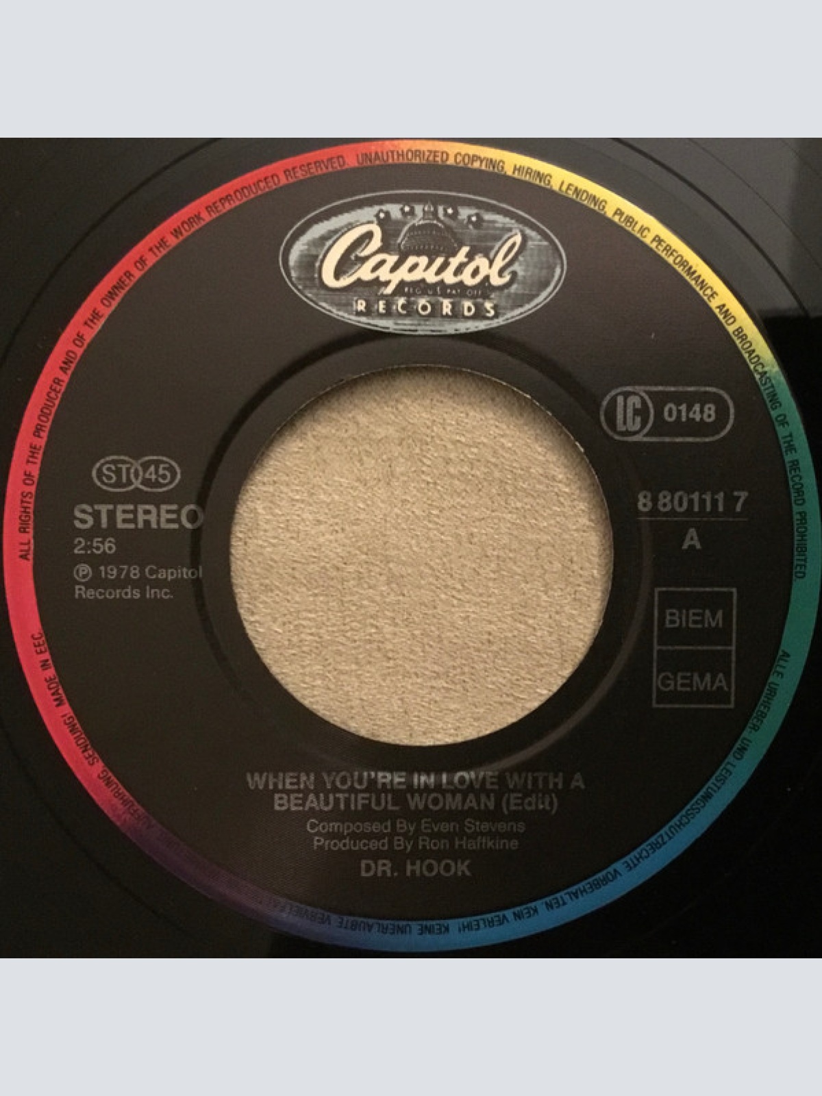 Vinyl / Dr. Hook - When You're In Love With A Beautiful Woman