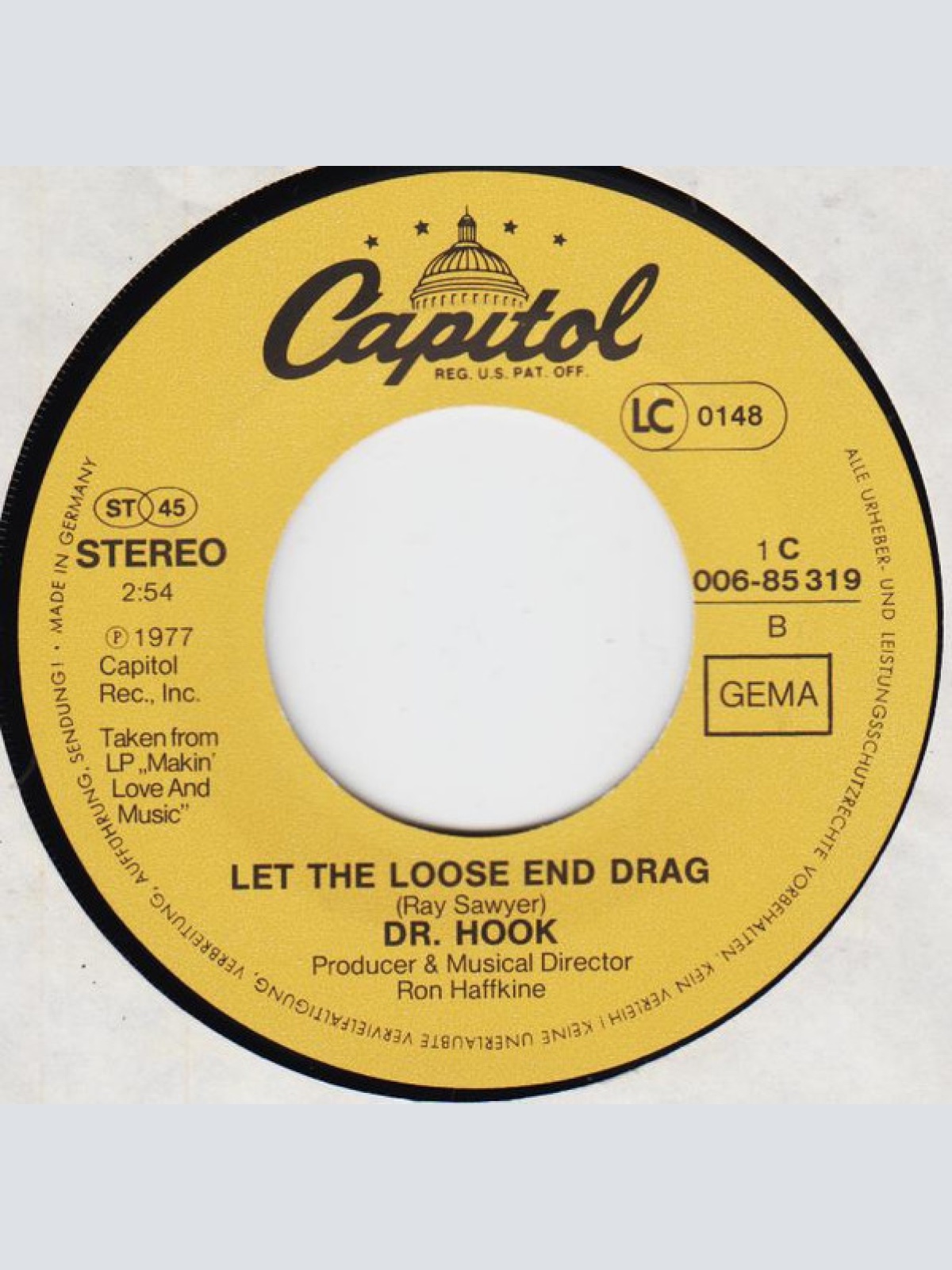 Vinyl / Dr. Hook - Makin' Love And Music