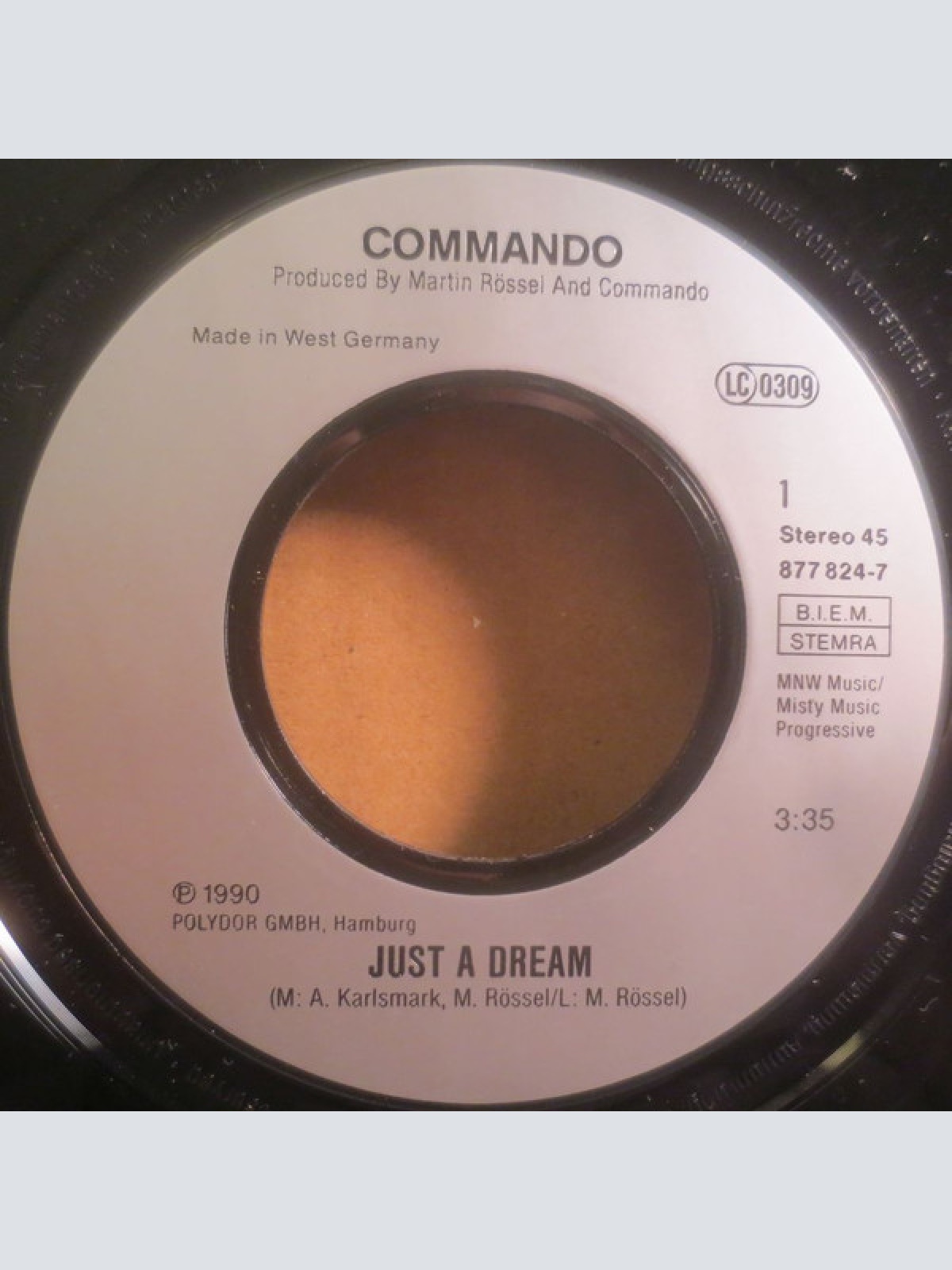Vinyl / Commando* - Just A Dream