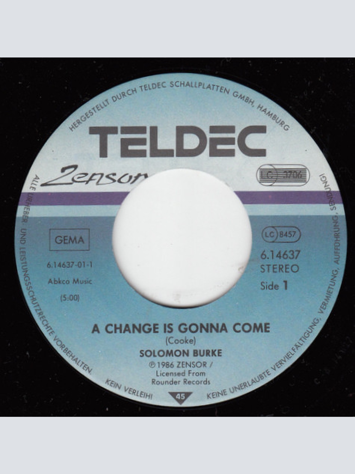 Vinyl / Solomon Burke - A Change Is Gonna Come