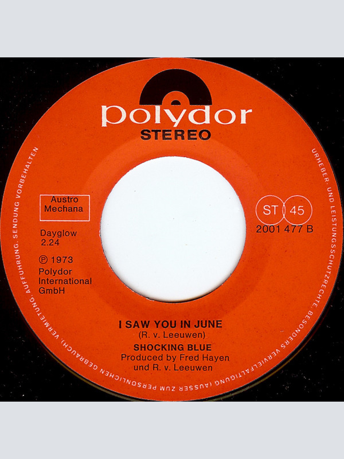 Vinyl / Shocking Blue - Let Me Carry Your Bag