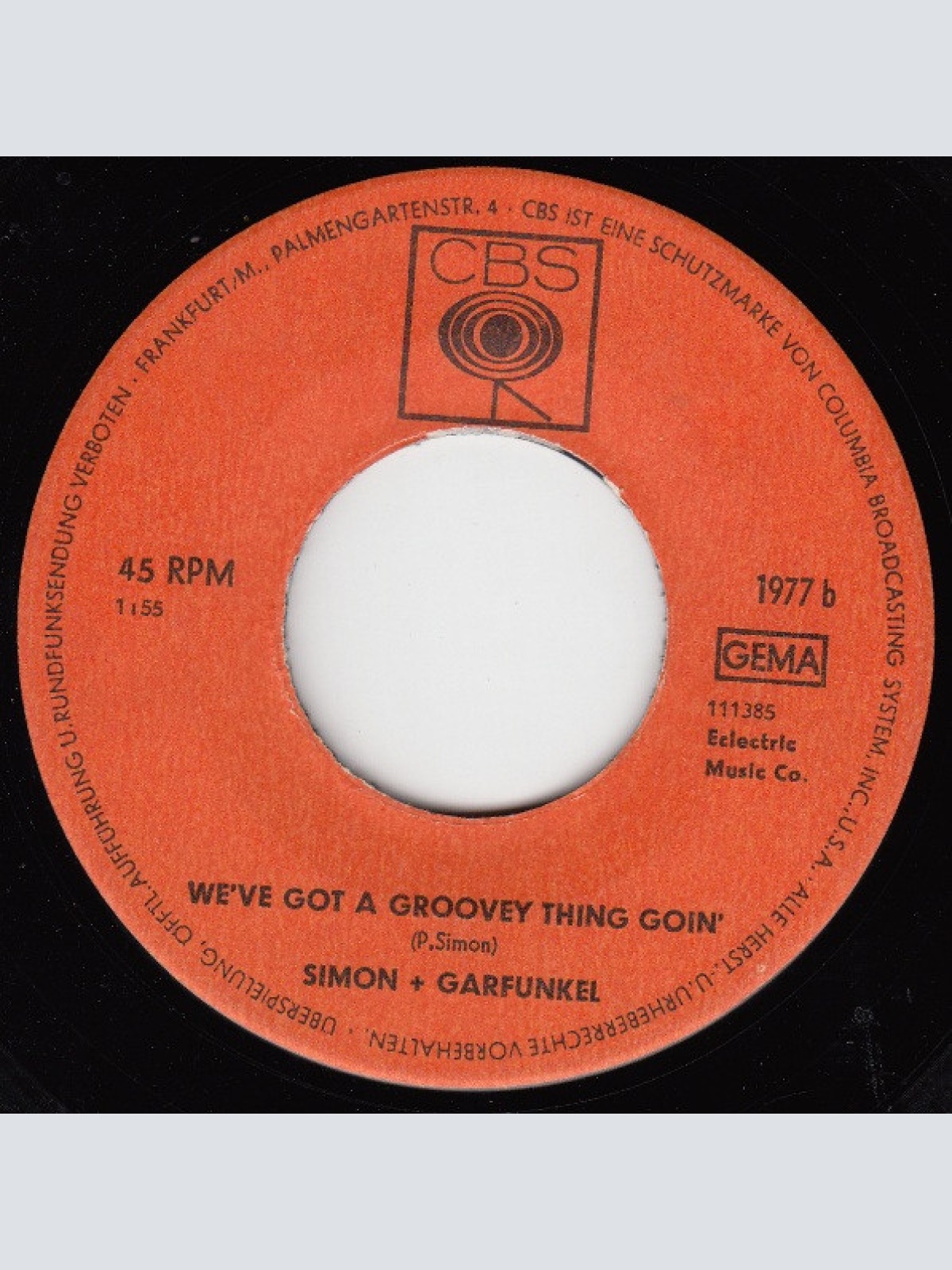 Vinyl / Simon & Garfunkel - The Sounds Of Silence / We've Got A Groovey Thing Goin'