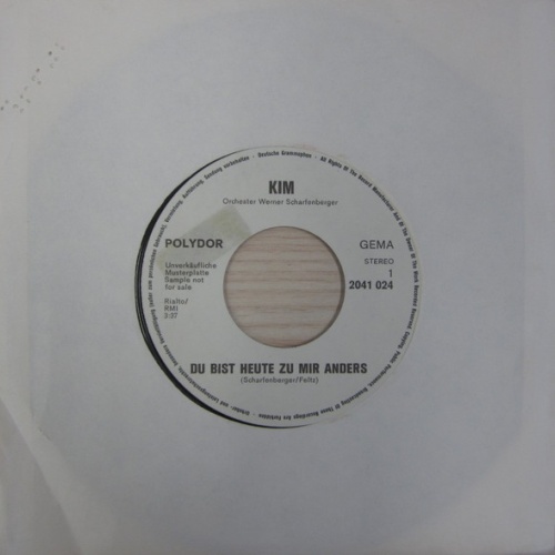 Vinyl / kim (90) - Du Bist Heute Zu Mir Anders