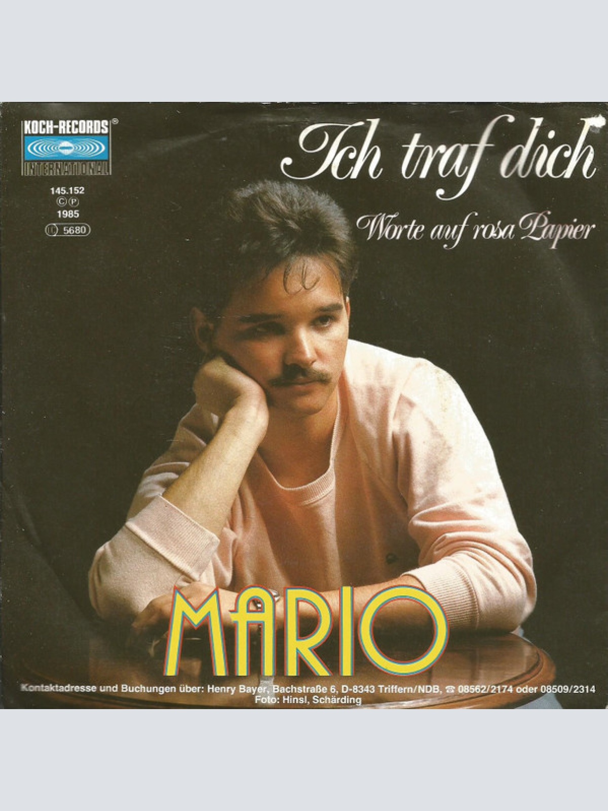 Vinyl / Mario* - Ich Traf Dich