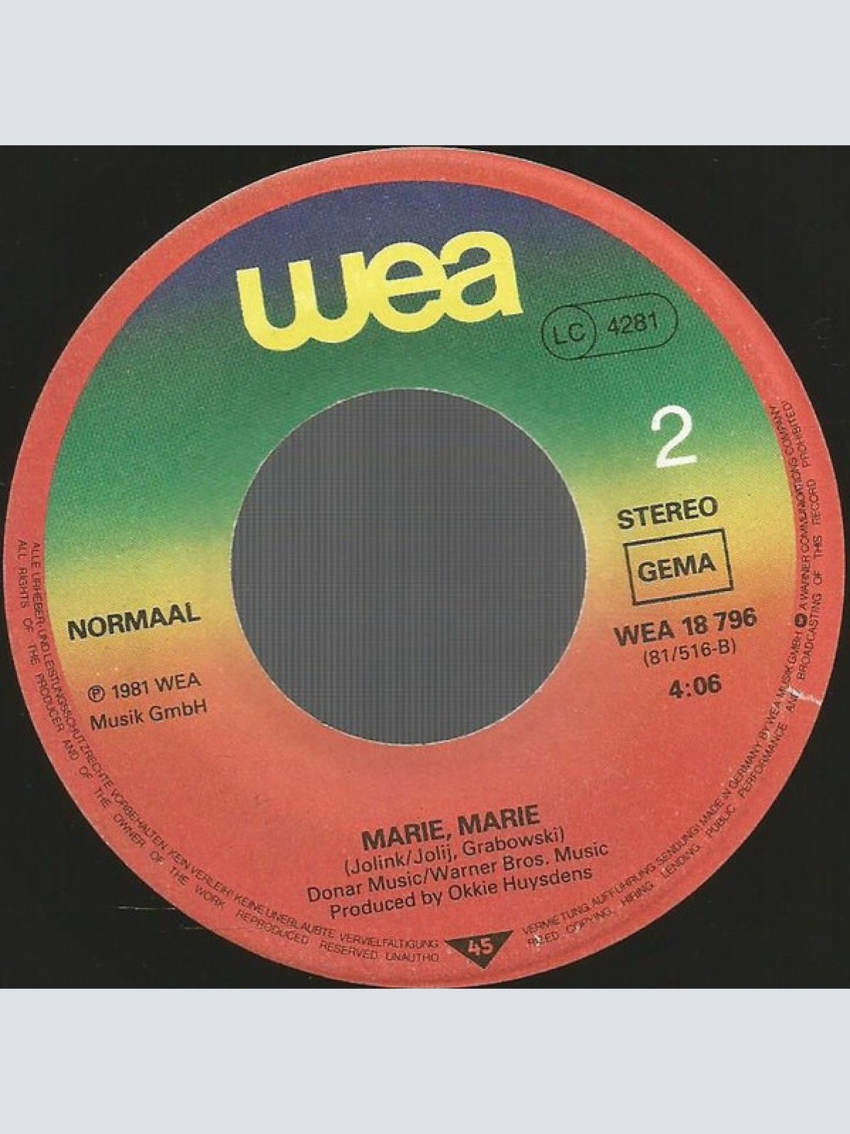 Vinyl / Normaal - Was War Gestern Los