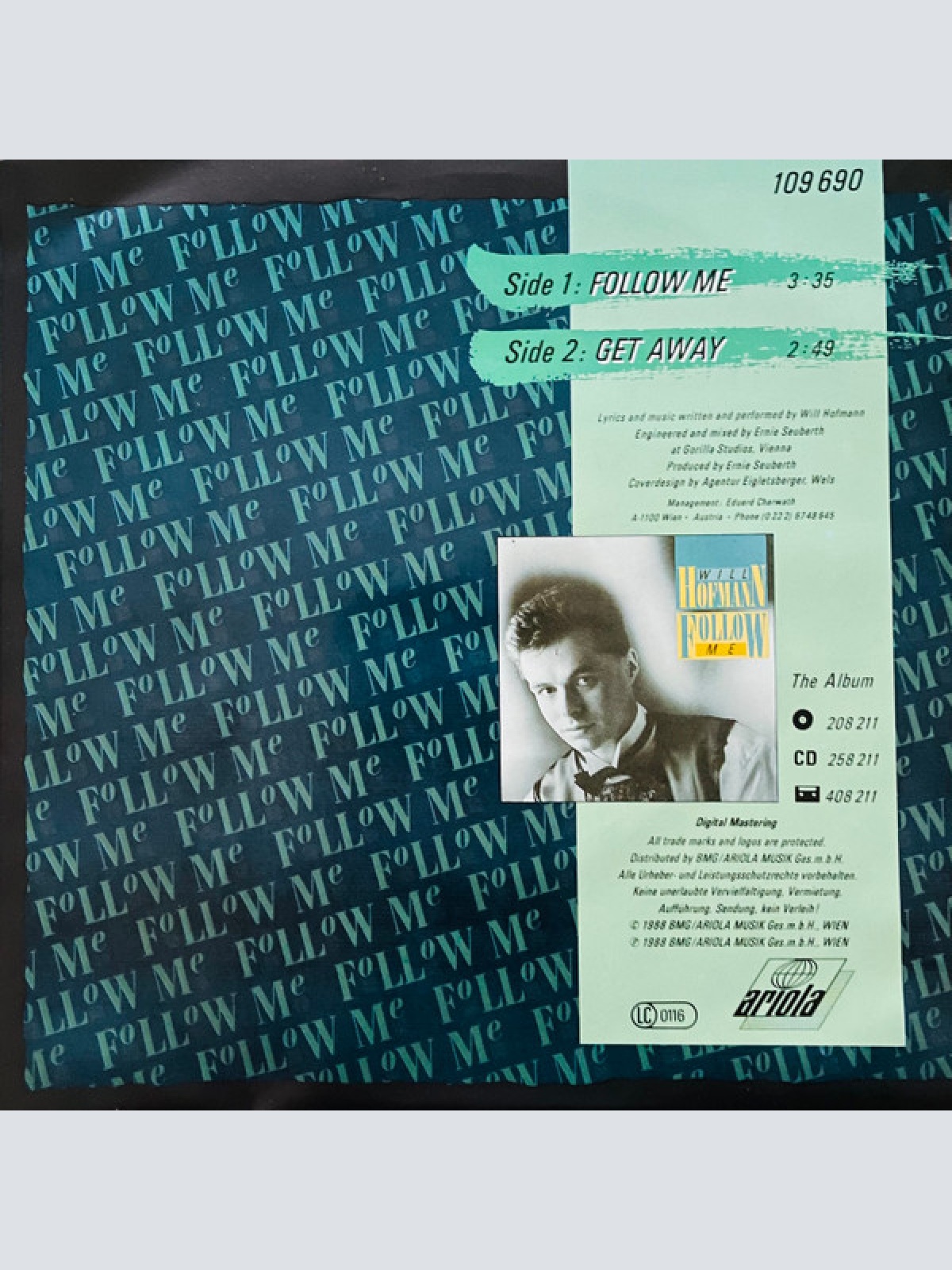 Vinyl / Will Hofmann - Follow Me