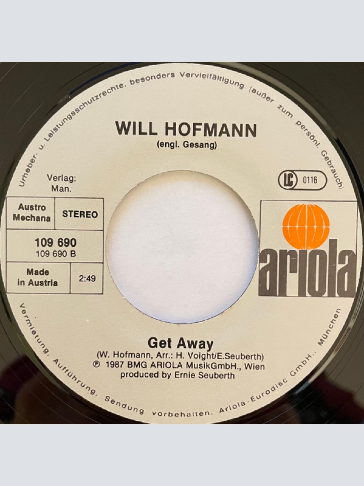 Vinyl / Will Hofmann - Follow Me