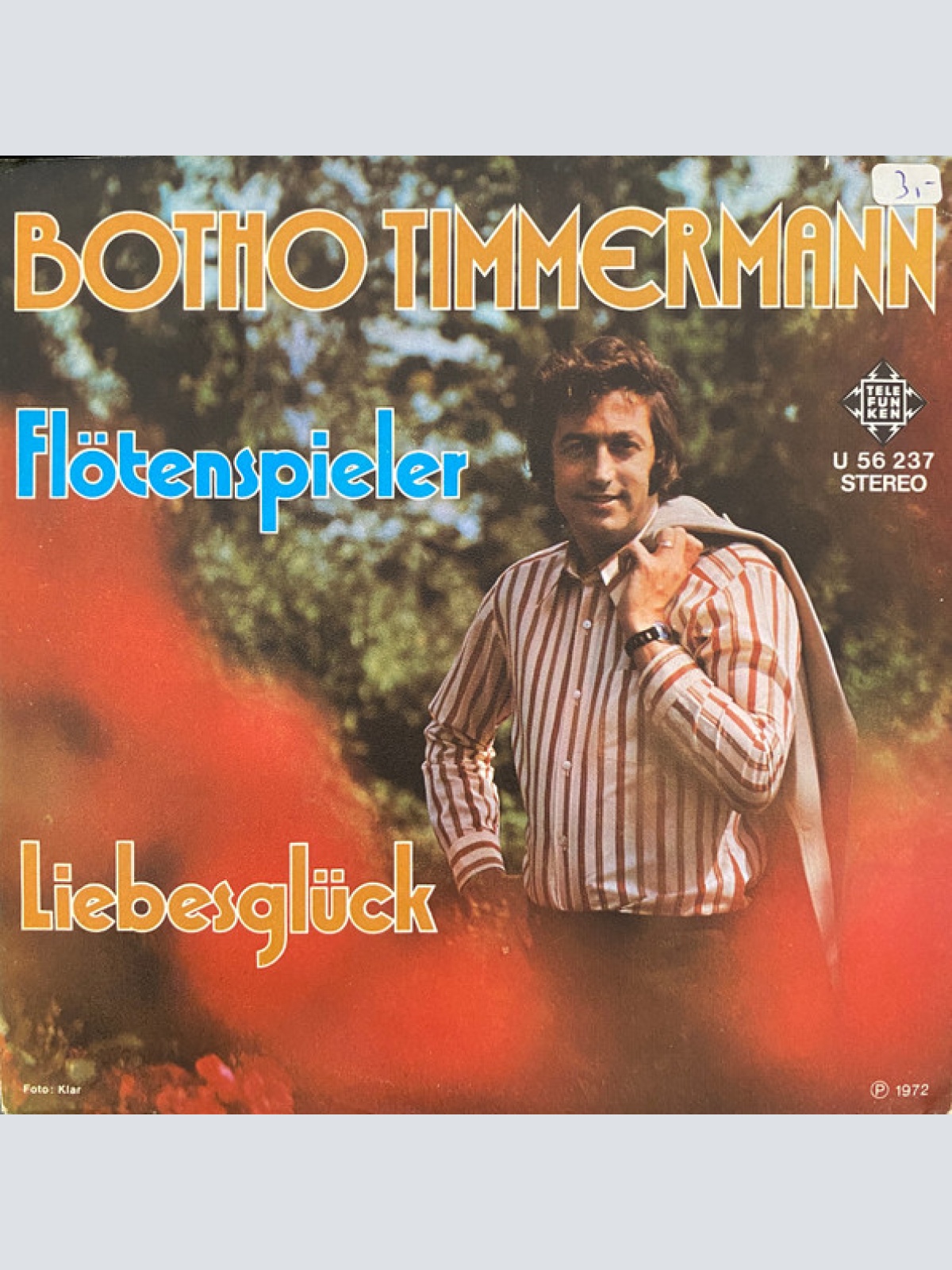 Vinyl / Botho Timmermann - Flötenspieler / Liebesglück