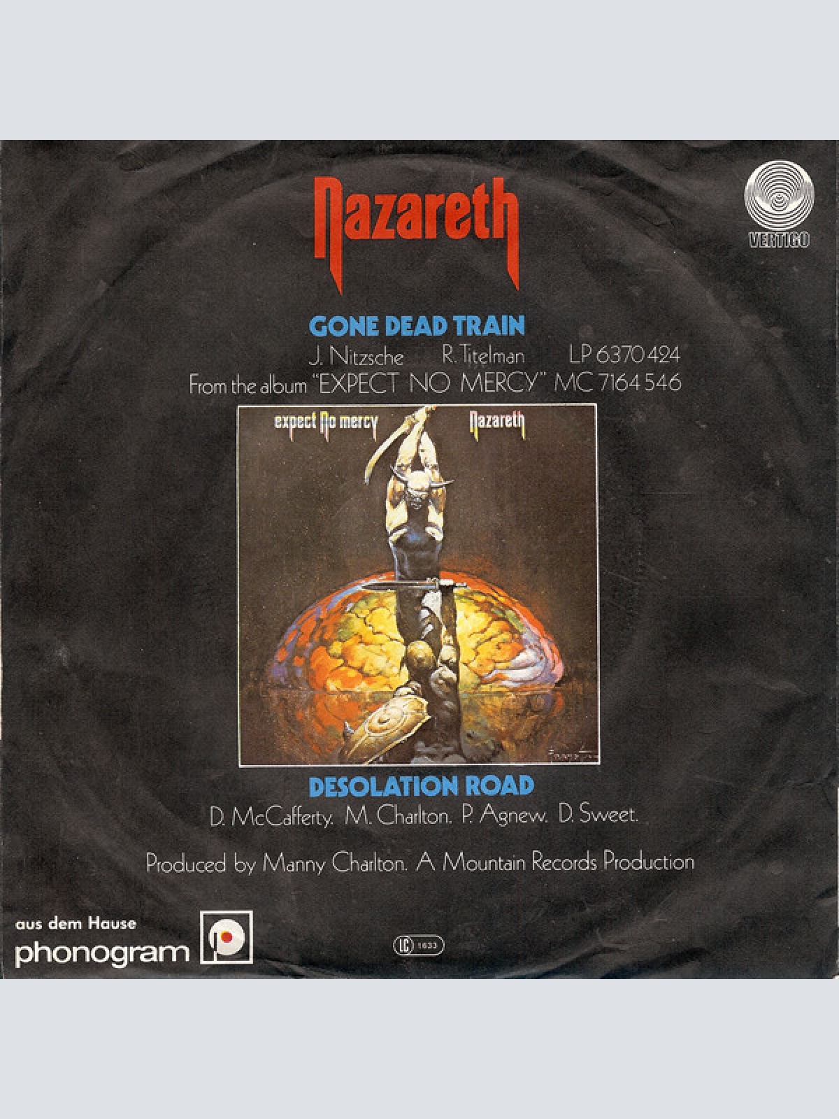 Vinyl / Nazareth (2) - Gone Dead Train